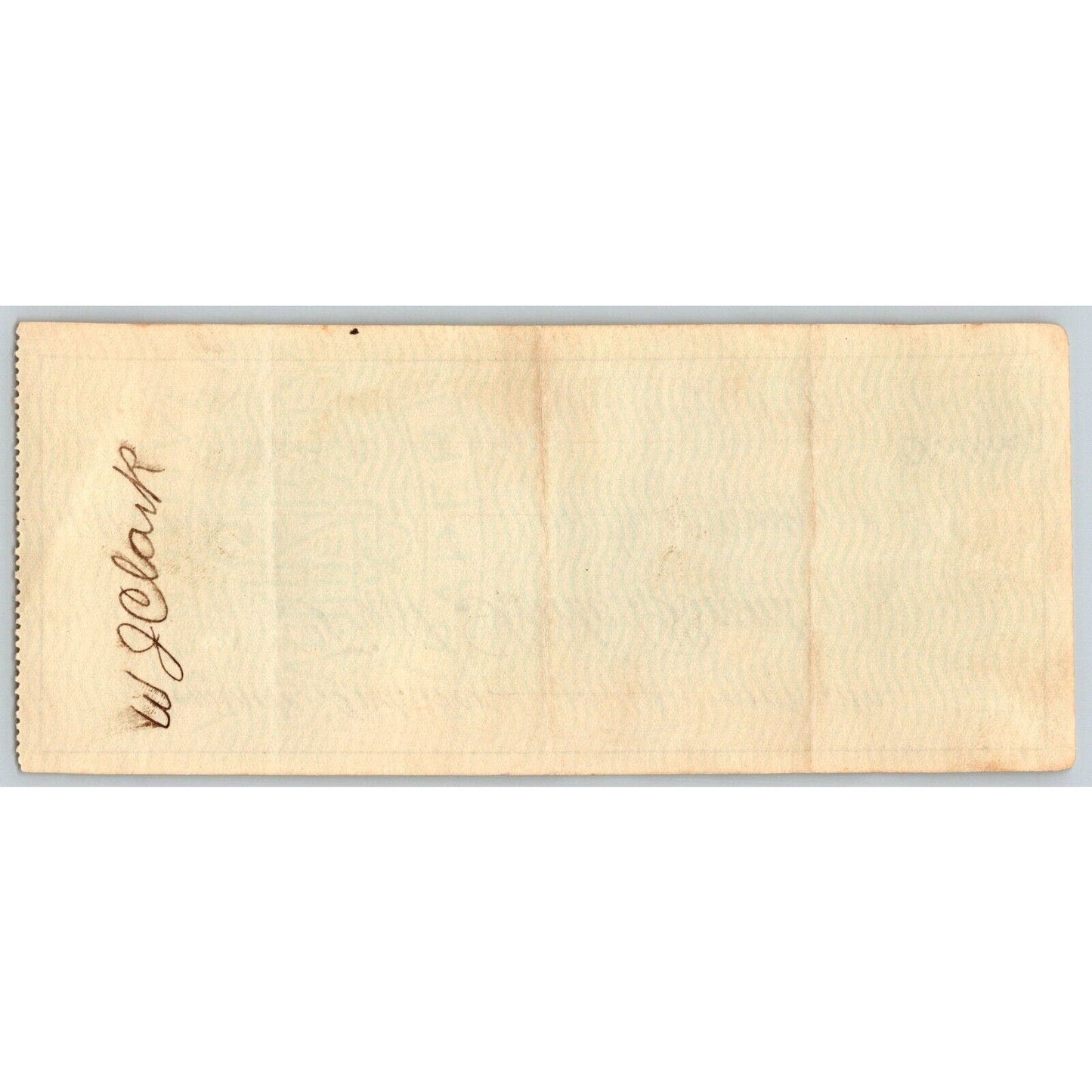 Seminole, Oklahoma 1908 Bank Check "First State Bank" w/ No Ind. Ter. Strike-out