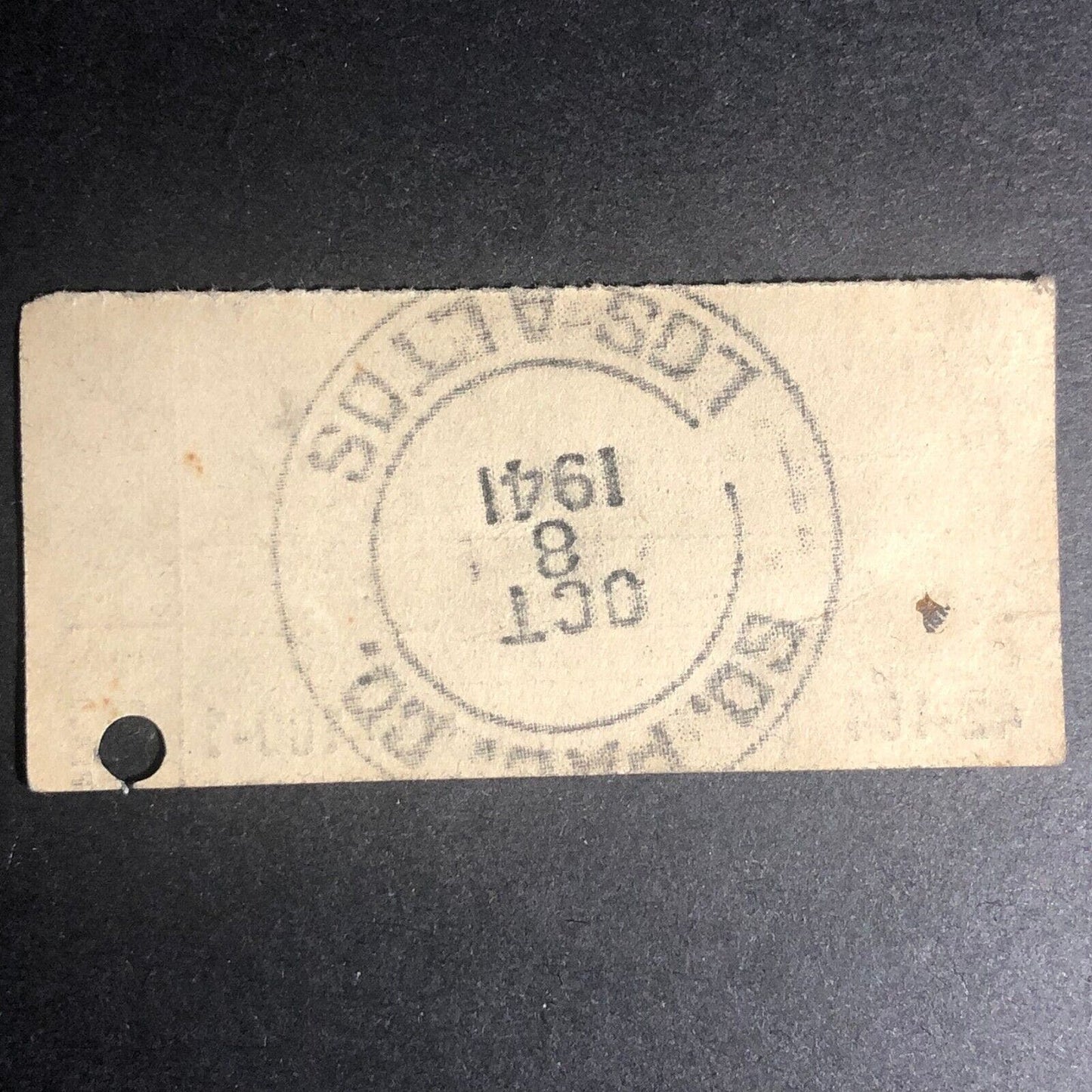 Pullman Company Passenger Check 1941 Oakland Pier to Chicago / Ticket Stub