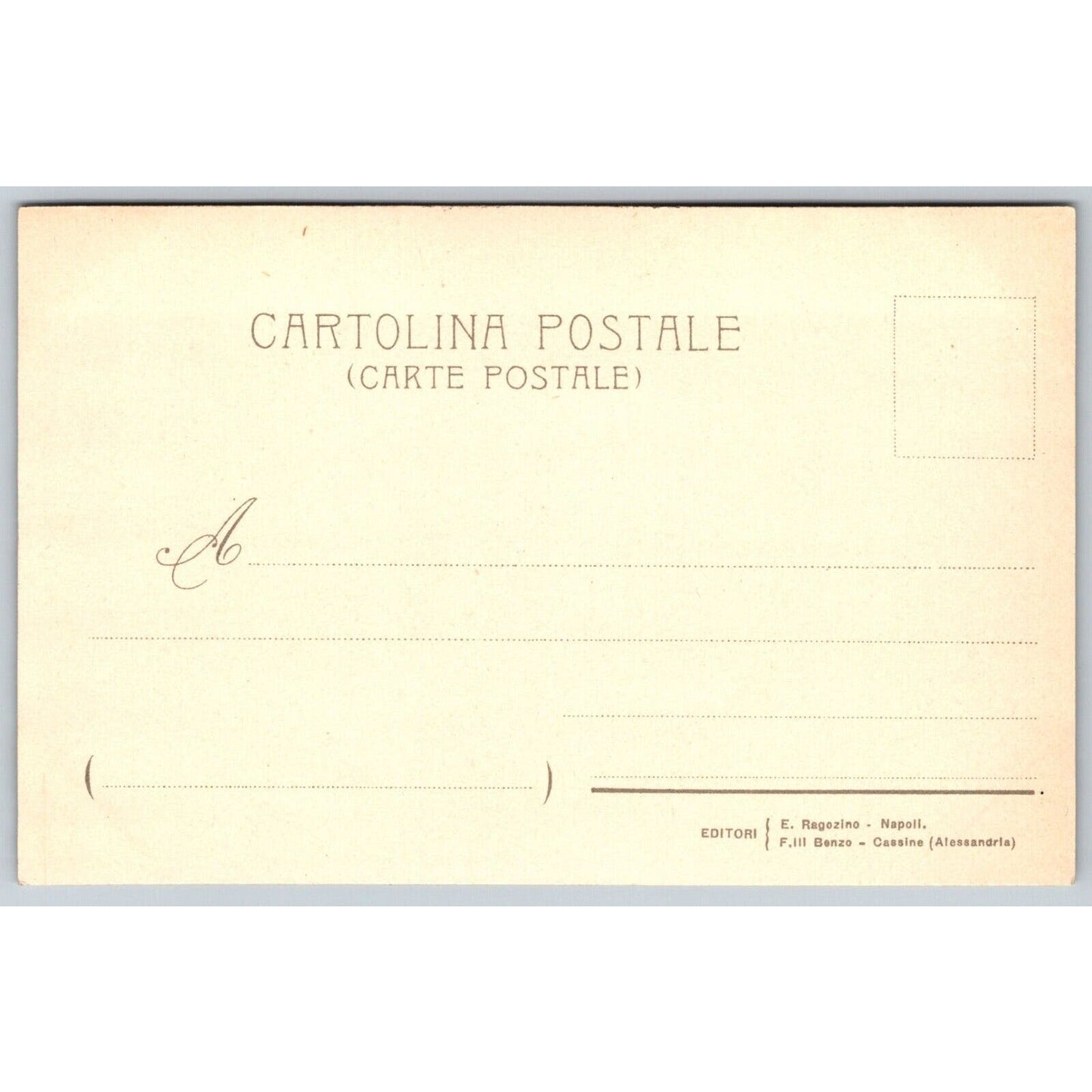 Italian Postcard Pompeii "House of the Vettii" c1901-1907 NP VGC