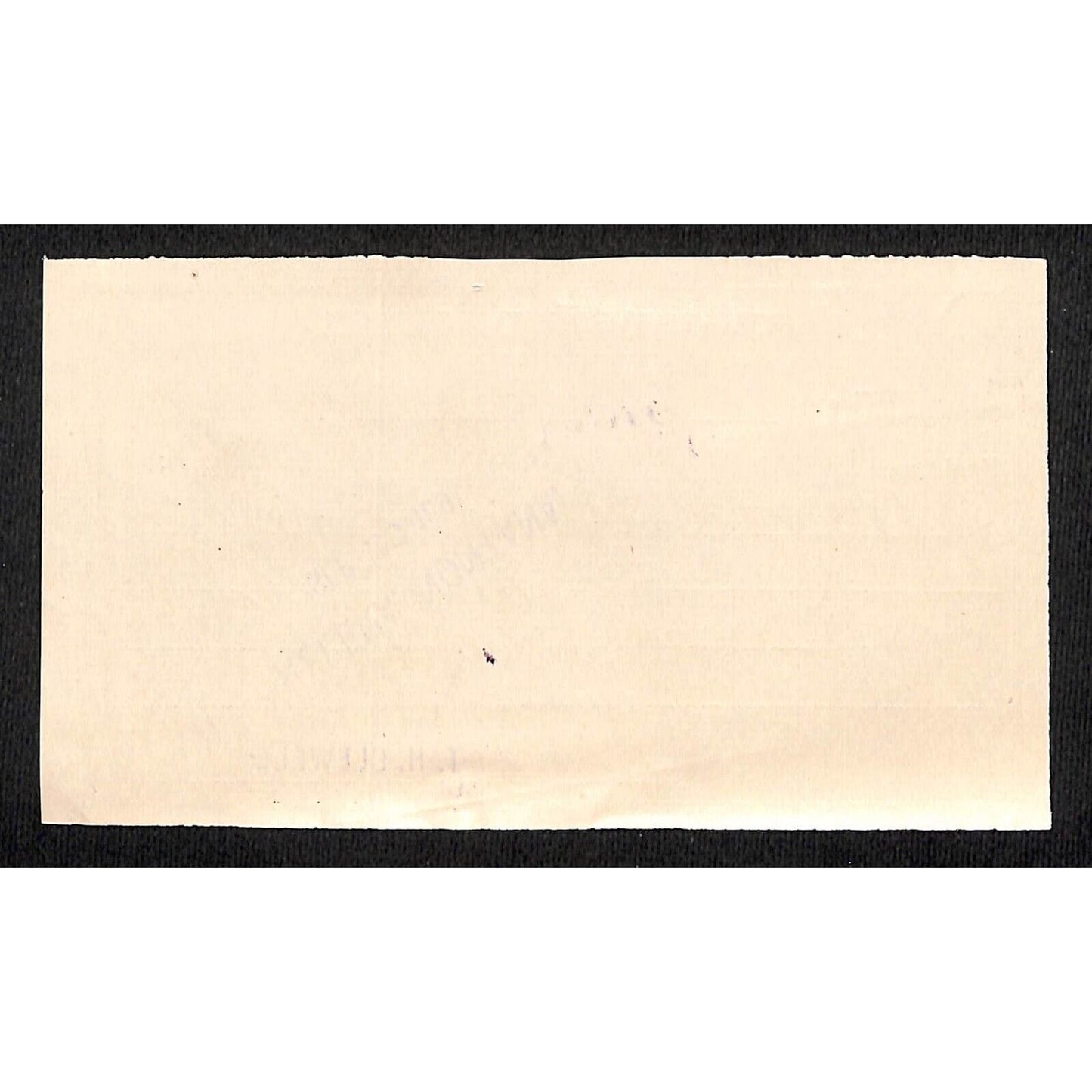 Helena Montana 1891 Post Office / Merchants National Bank Registry Receipt
