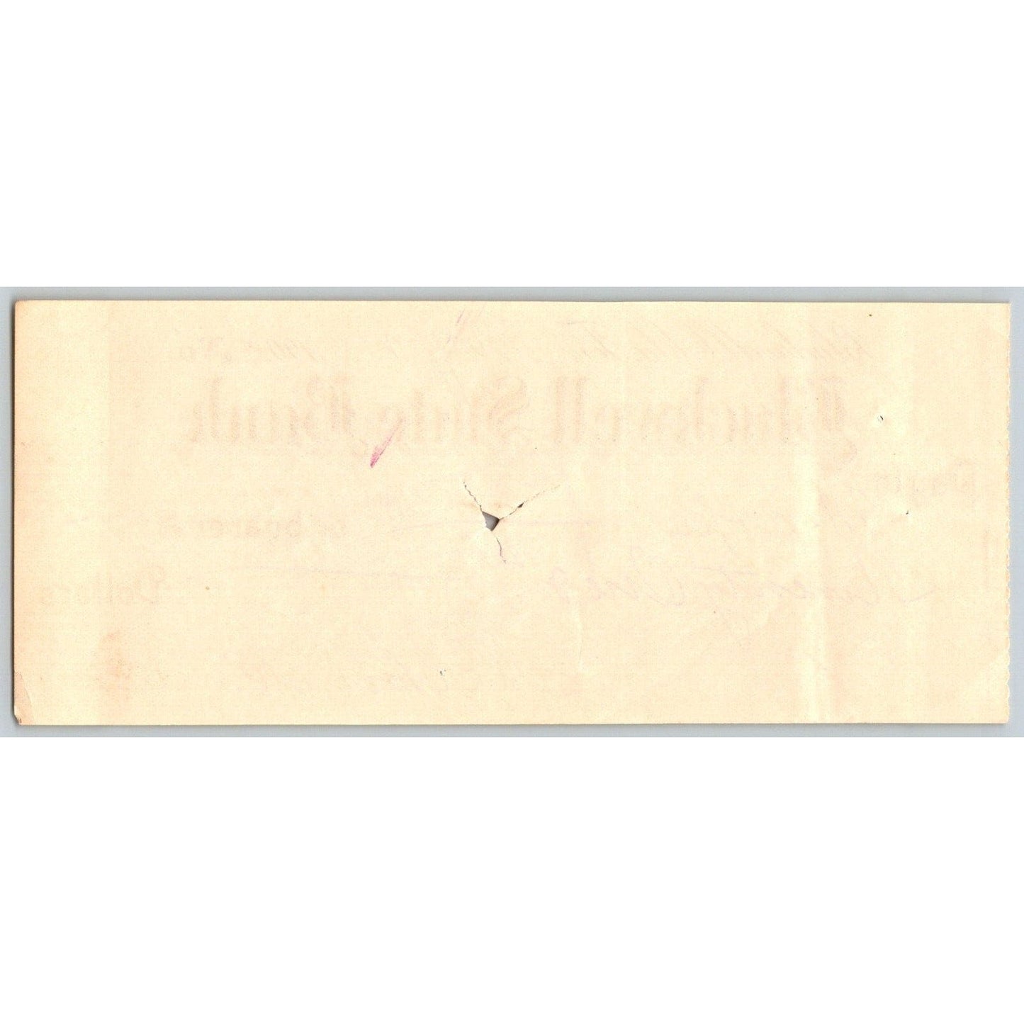Blackwell, OK 1904 Territorial $21.15 "Blackwell State Bank" Check - Scarce