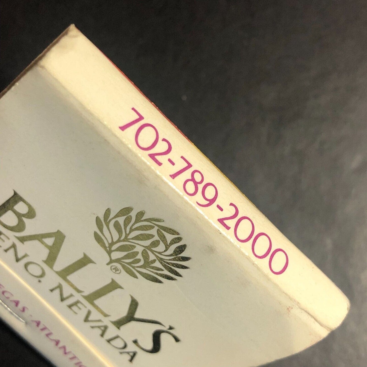 Bally's Reno Nevada China Seas Restaurant Full Matchbook c1980's Boat Sunset