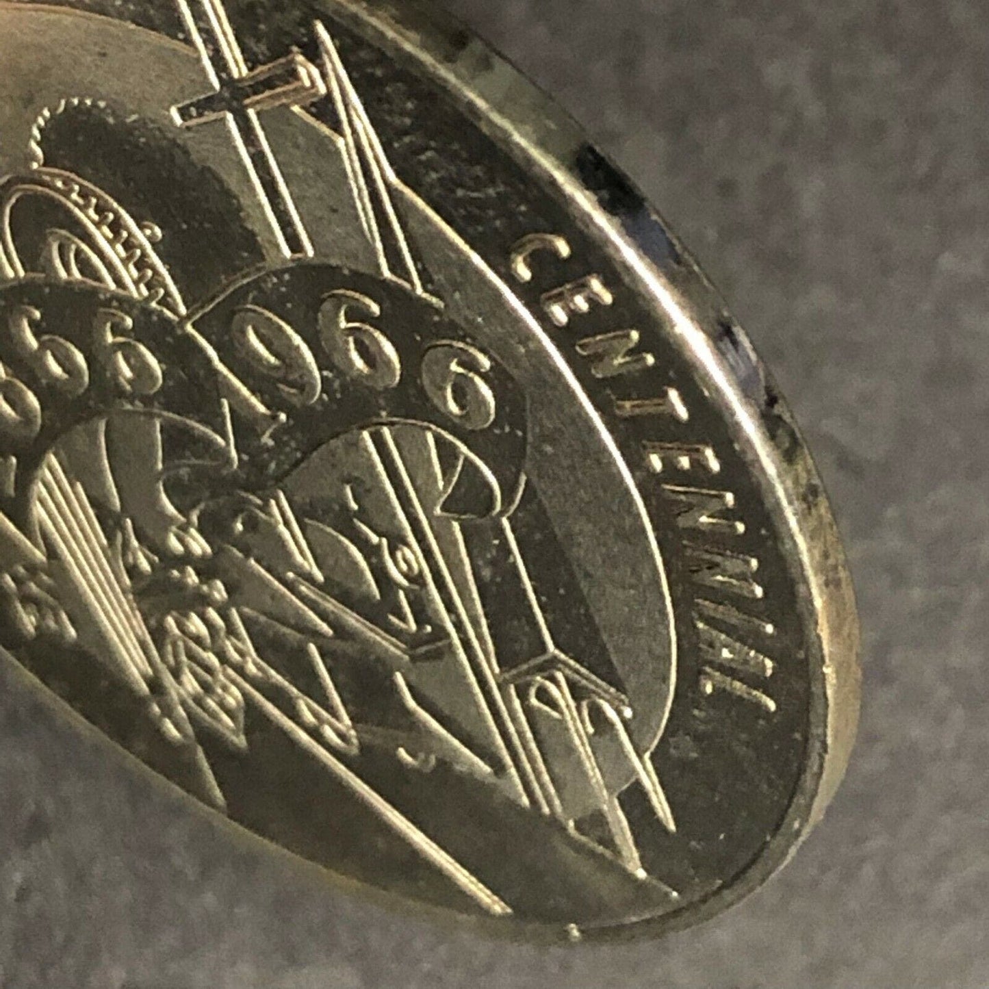 Vintage Dallastown, PA 1966 Centennial 50c In Trade Token 33mm