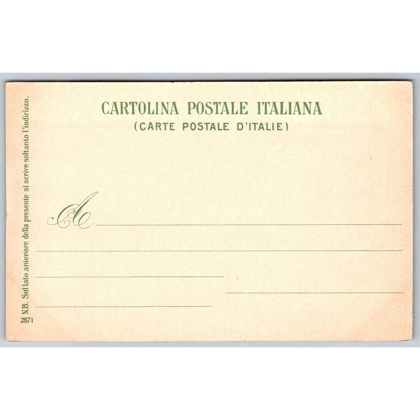 Italian Postcard Pompeii "Interior of the Museum" c1901-1907 NP VGC