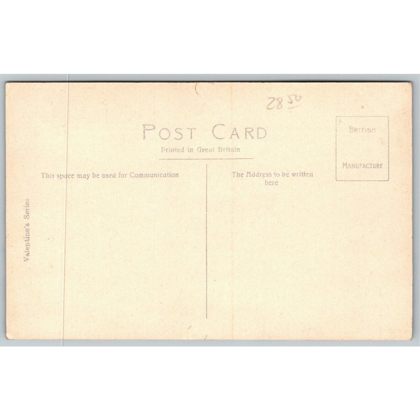 Vintage Postcard UK Flag w/ Lion
