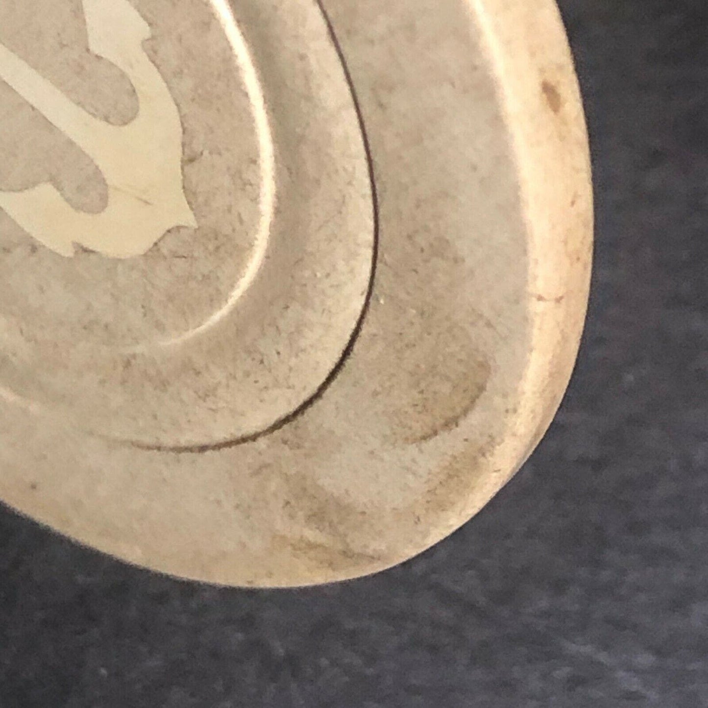 Vintage Monarch Anchor AKC Clay Poker Chip - Eisenstadt Collection