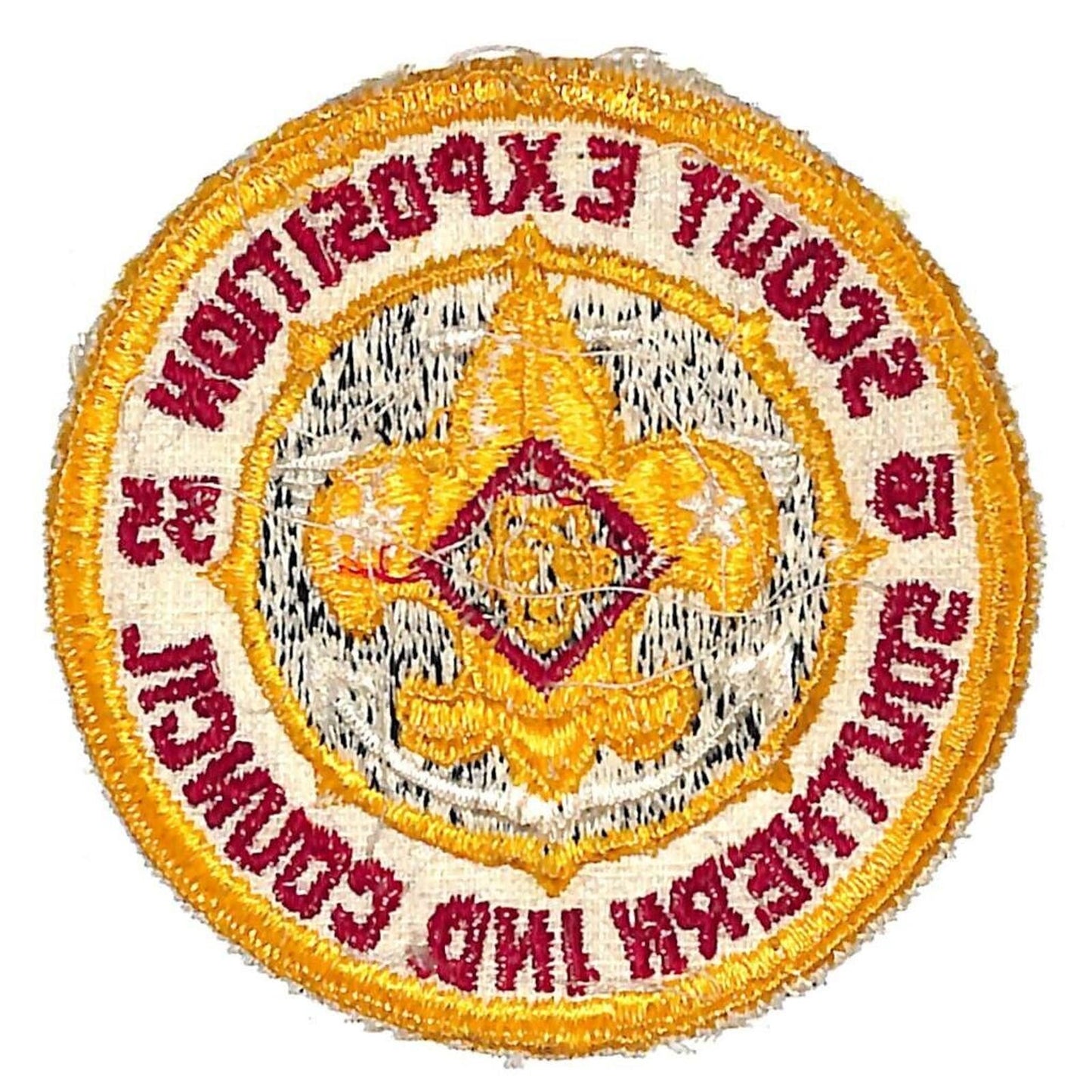 BSA Southern Indiana Council 1955 Scout Exposition Vintage Patch NOS Scarce