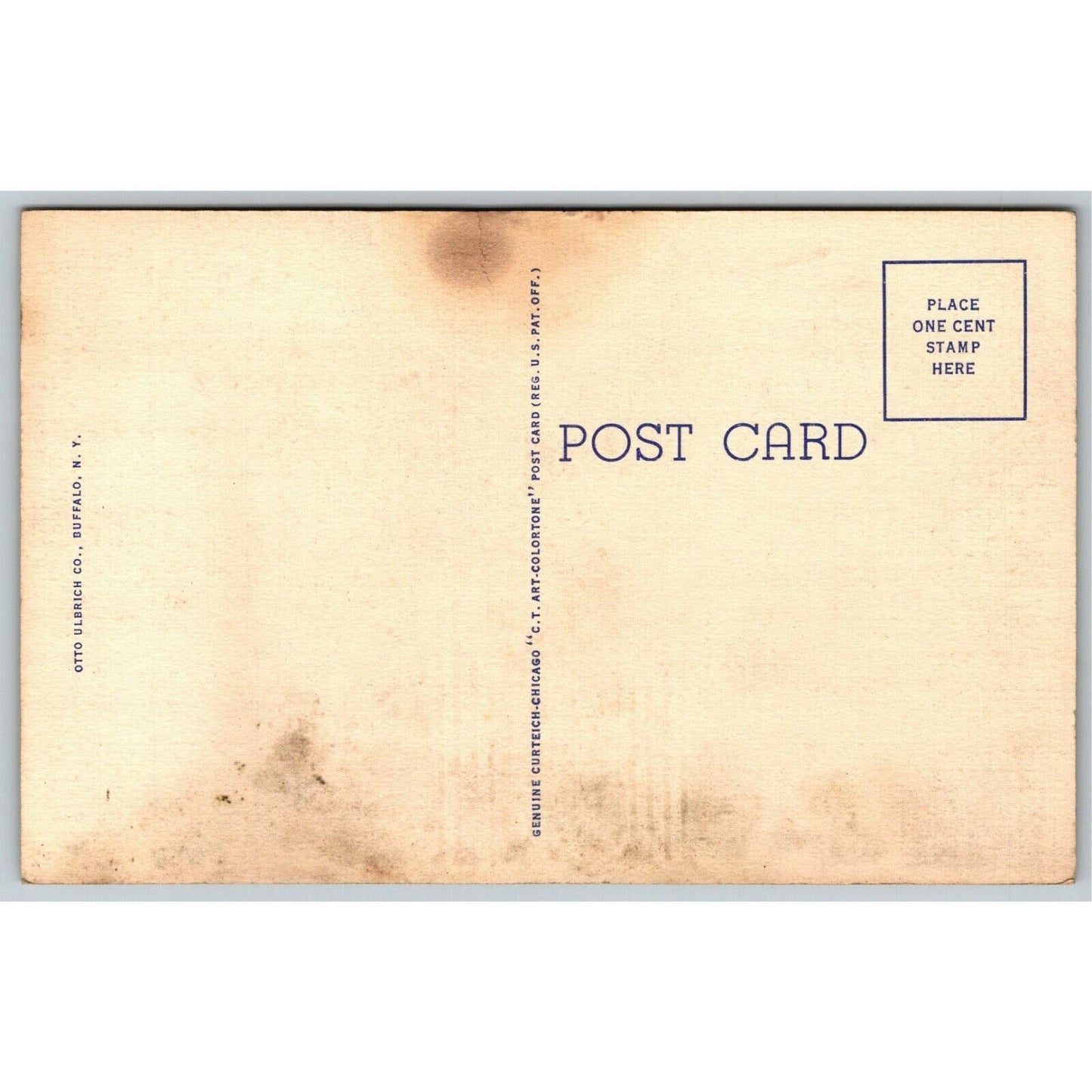 Vintage Linen Postcard Main Street Looking North Buffalo NY - Unposted