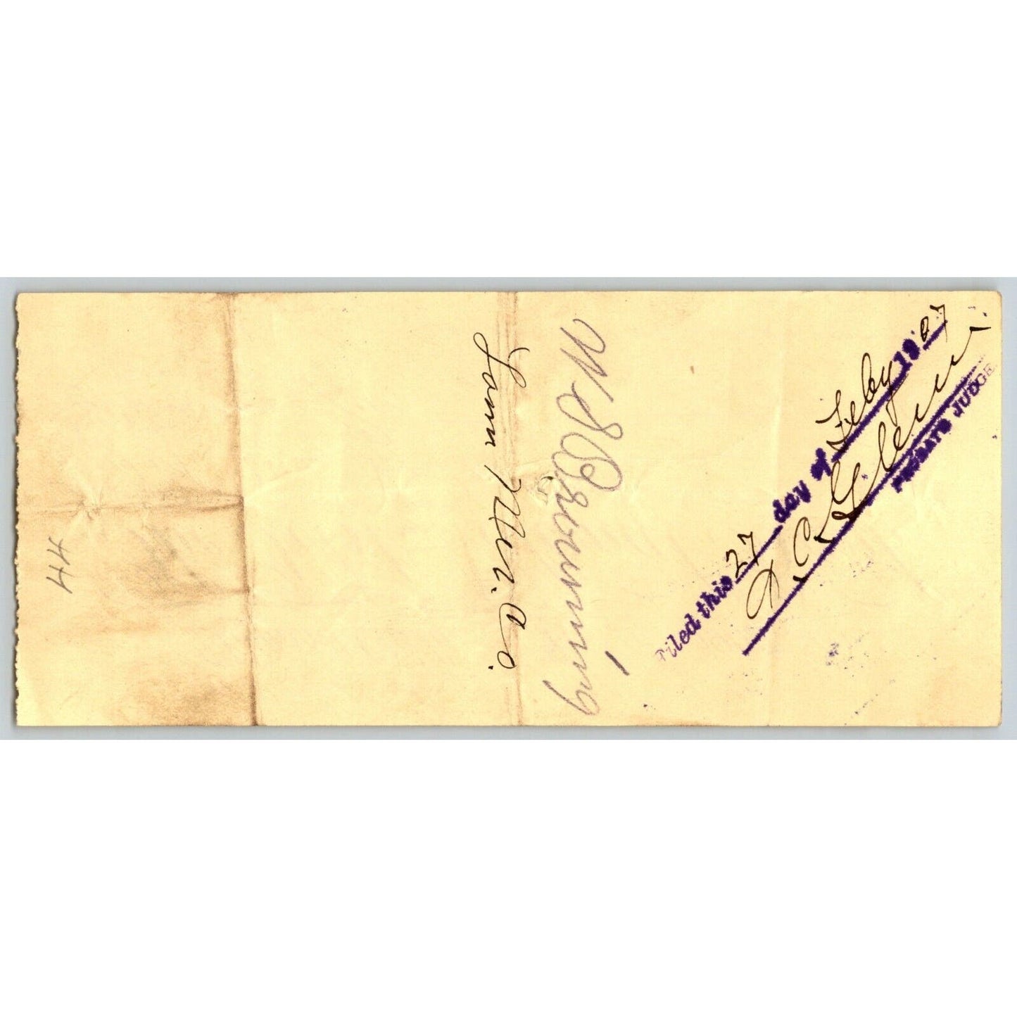 Lamont, Oklahoma 1907 Territorial "First National Bank" Check - Scarce