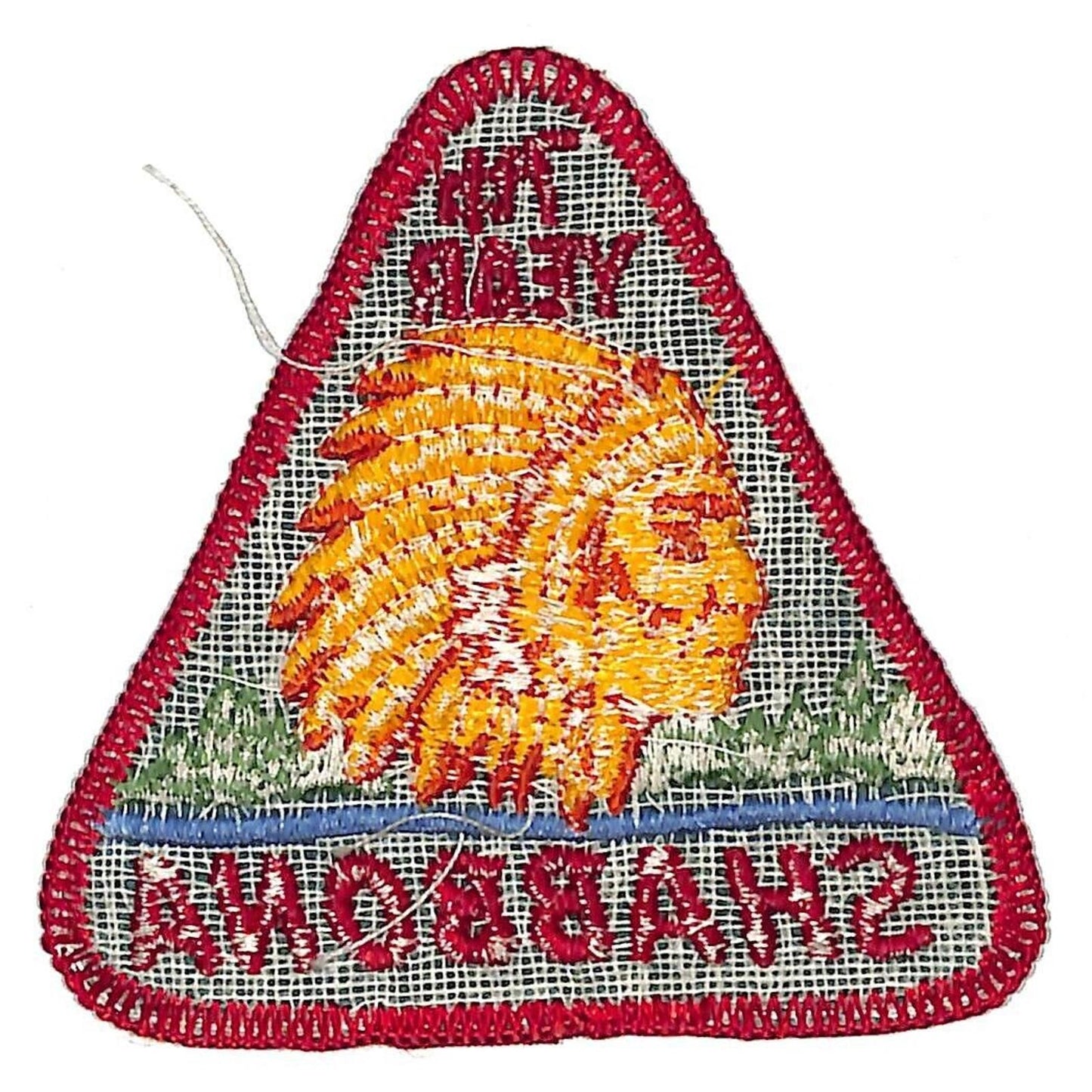 BSA Chief Shabbona 7th Year Vintage Patch NOS Triangle Scarce