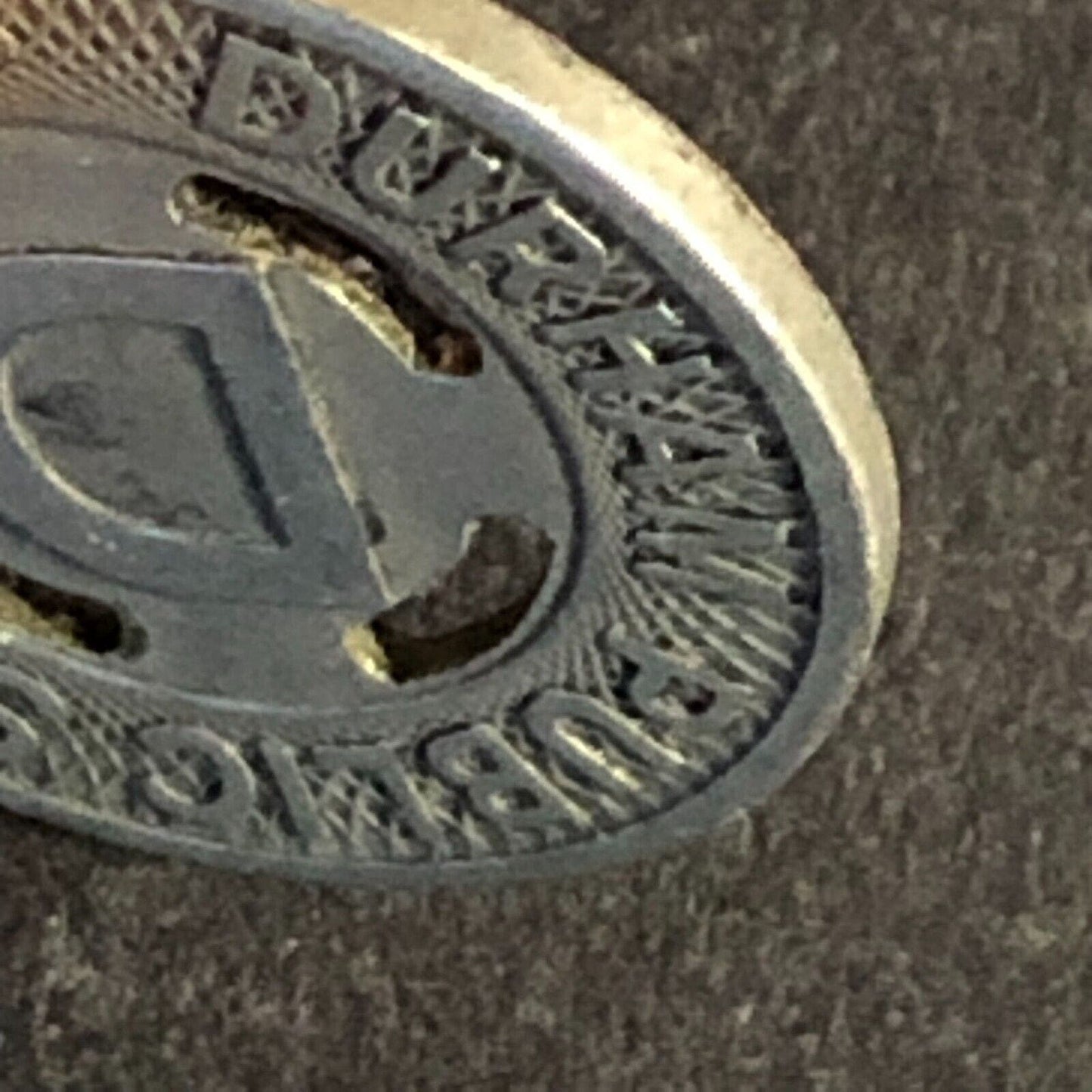 Durham Public Service Co. (NC) WM G/F One Fare Transit Token - 16mm