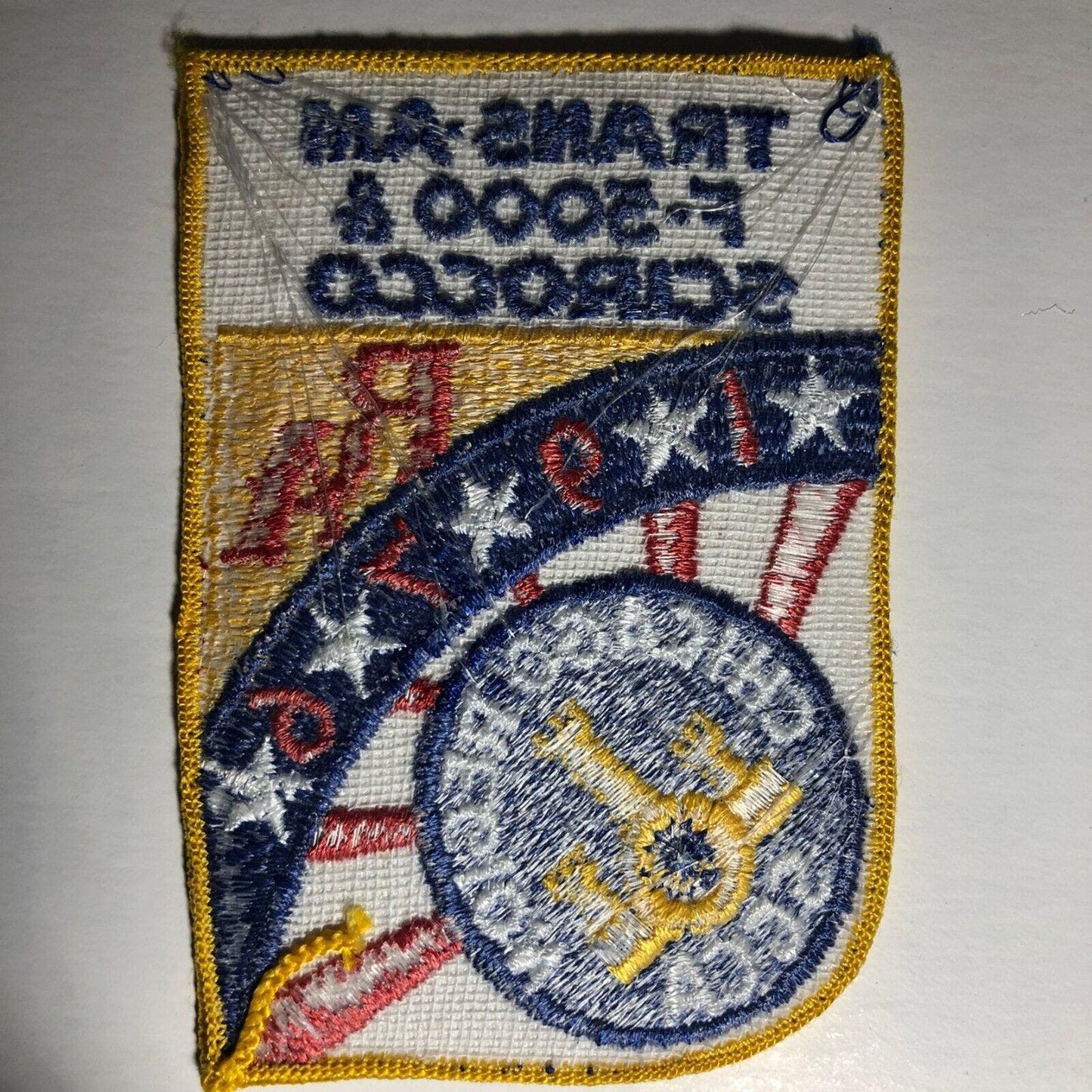 1976 RA Chicago Region Trans-Am 5-1000 SCCA Vintage Embr. Patch Scarce