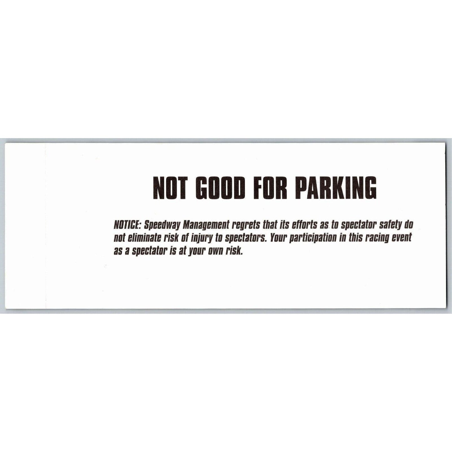 2001 Indy 500 Thursday Practice Day? Pagoda Suite Two Unused Ticket IMS #94