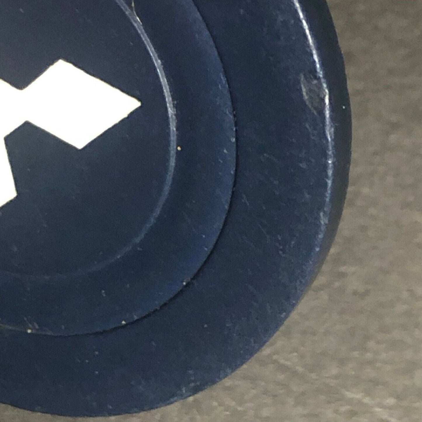 Vintage Monarch Blue Tri-Star Design Clay Poker Chip - Eisenstadt Collection