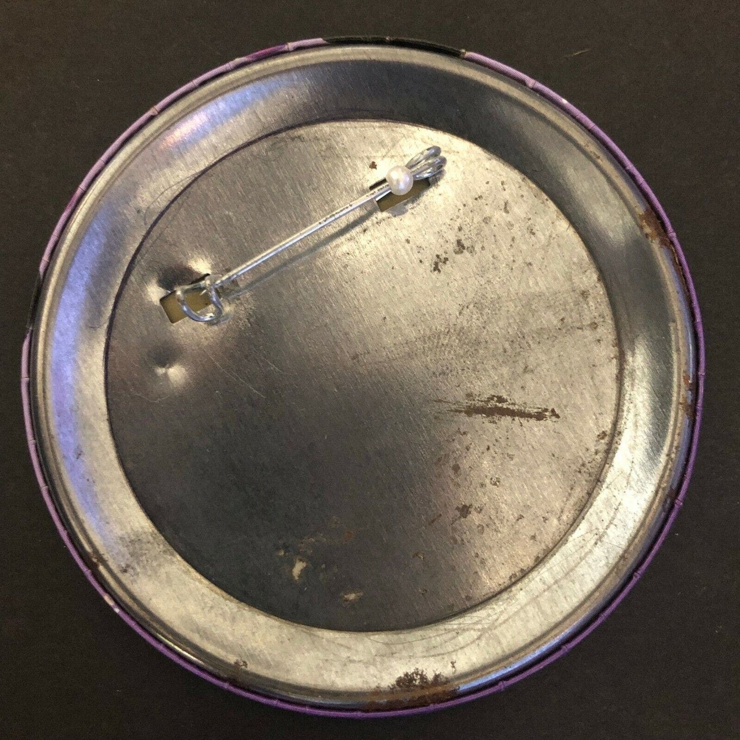 Vintage c1970's 3" "Minnie Mouse Disneyland" Steel Pin Back Button