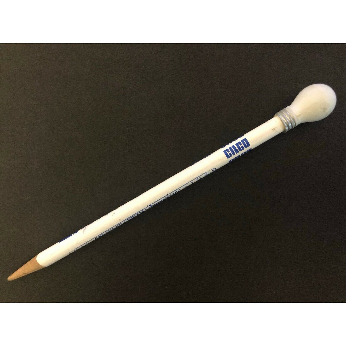 1988 Cilco 75th Anniversary Advertising Pencil w/ Power Line Vignette & Bulb Top