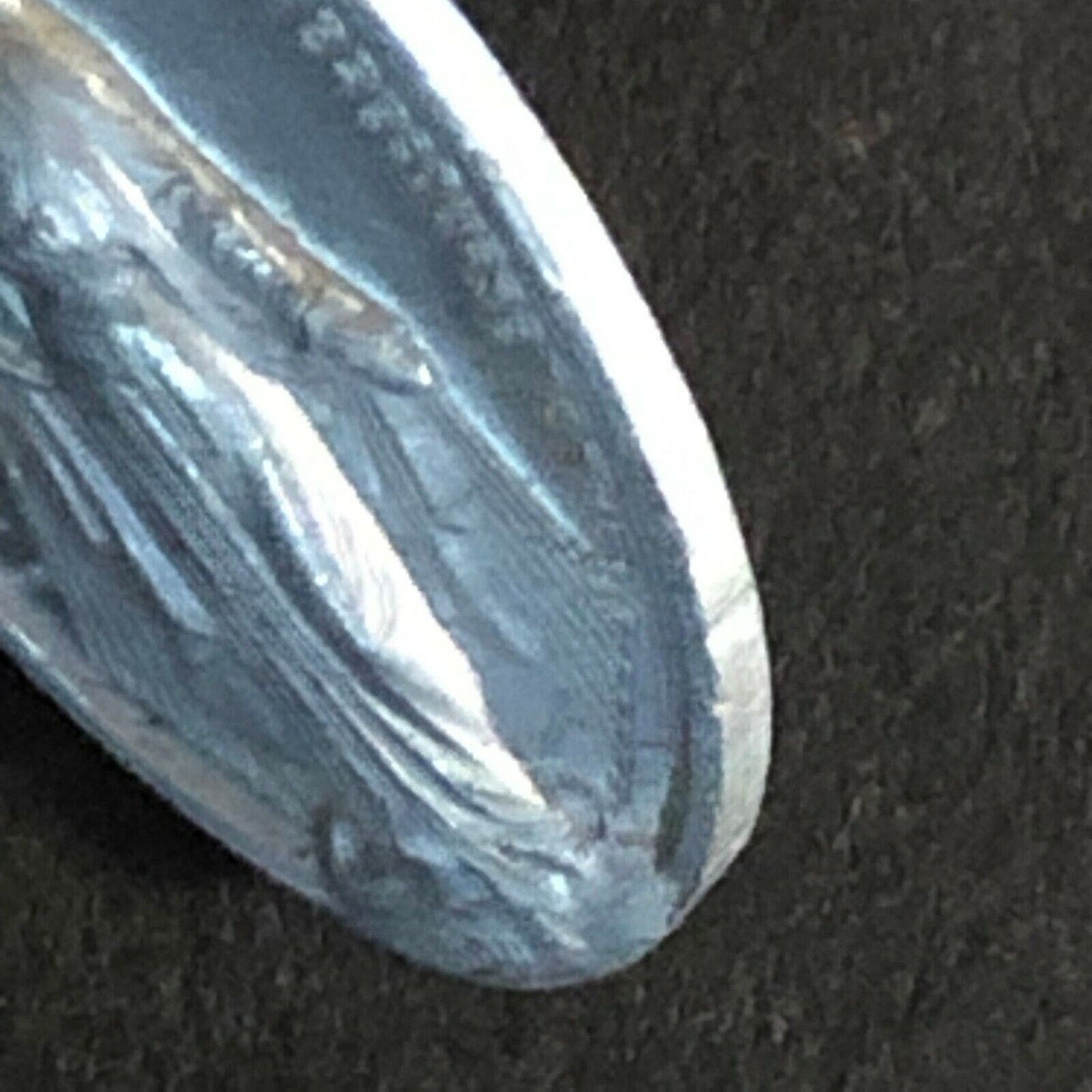 Vintage 22mm c1960's-70's Aluminum "Mary, Conceived Without Sin..." Pendant