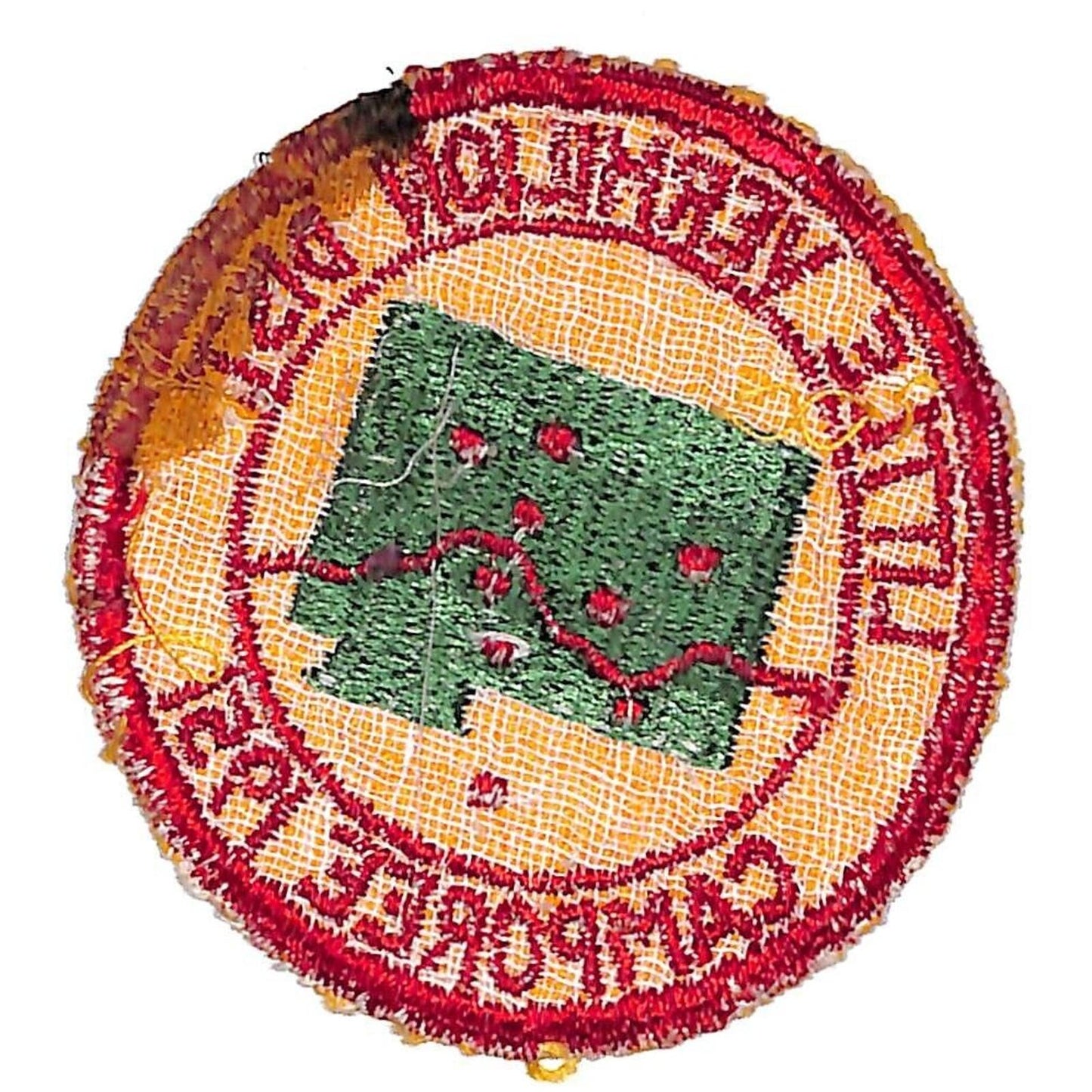 BSA Patch Little Vermilion District Camporee 1951 Piankeshaw Council Scarce