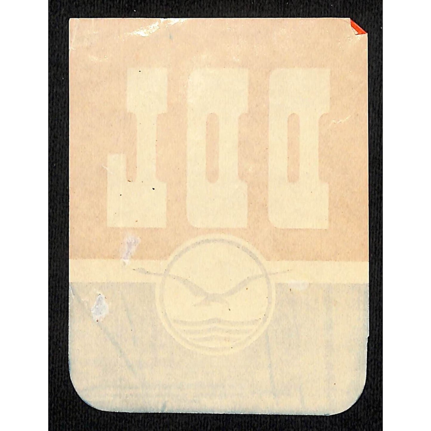 DDL Det Danske Luftfartselskab (1920-51) Airline Luggage Label w/ Seagull Scarce