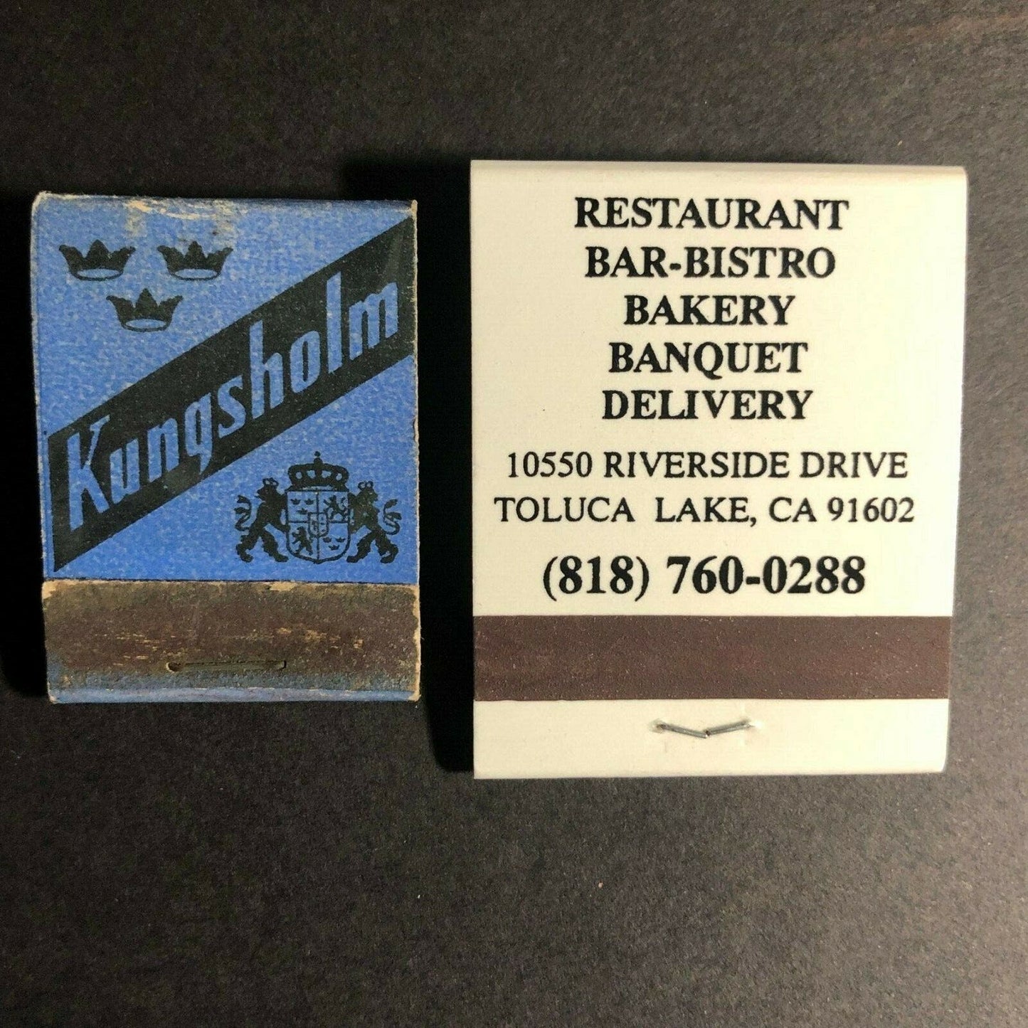 Scarce c1940's Full MINI Matchbook Kingsholm (Restaurant) Rush St. Chicago