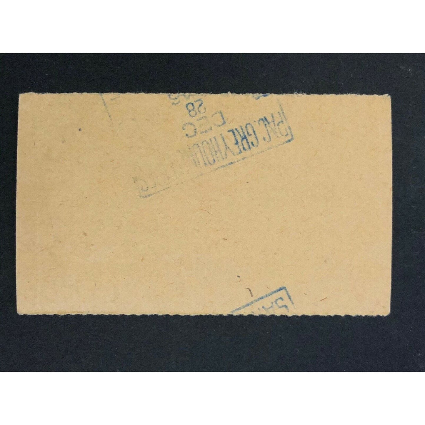 Pacific Greyhound Bus Lines I.D. Check / Ticket "San Jose" 24069 c1945-1955
