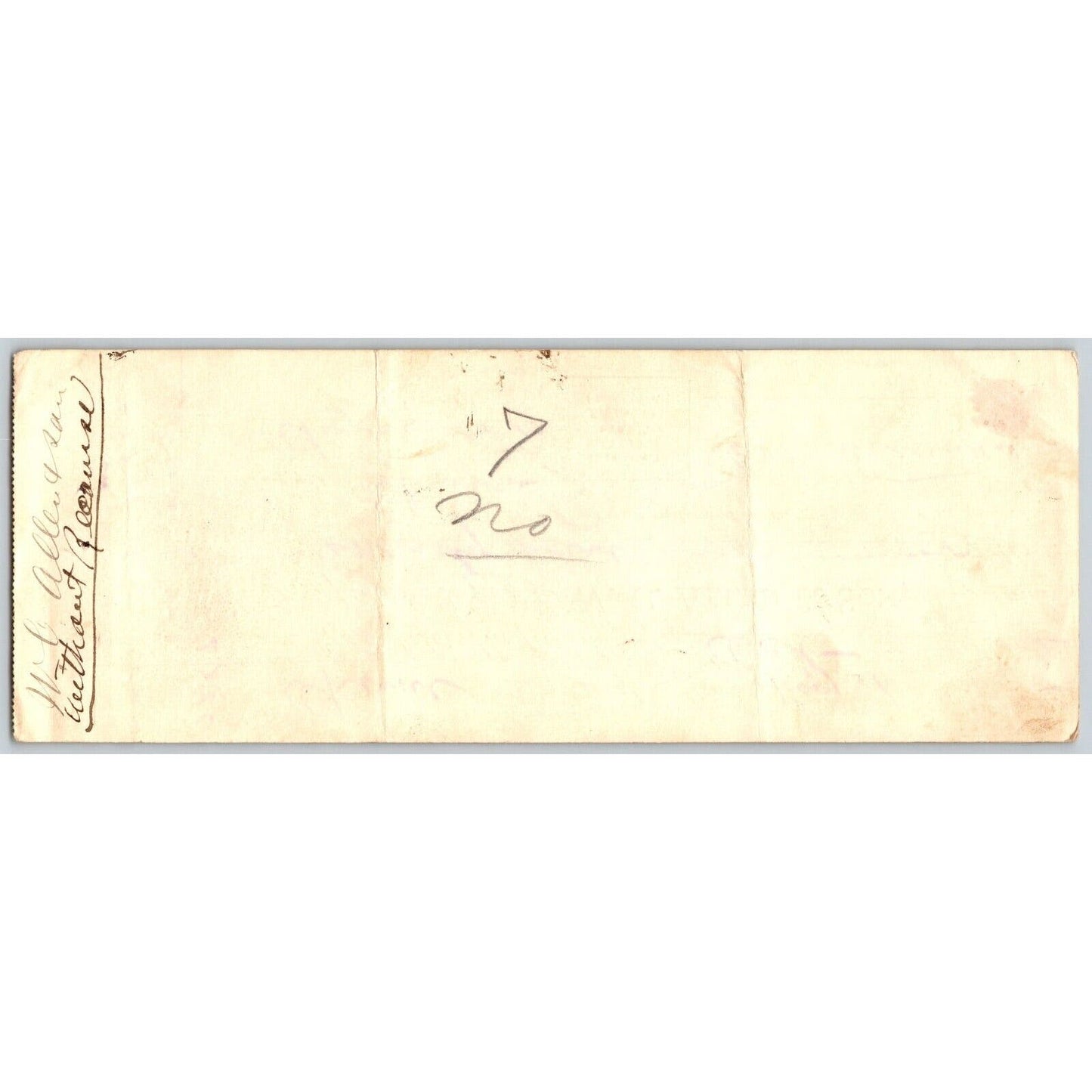 Okeene Oklahoma Territorial $23.40 Promissory Note W.C. Allen & Son