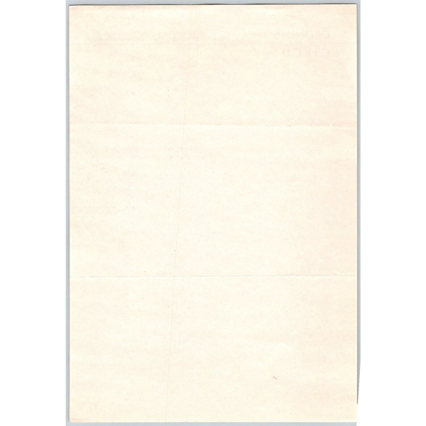 Cronin's Streamlined Circus Letterhead 1944 San Marino, CA Scarce