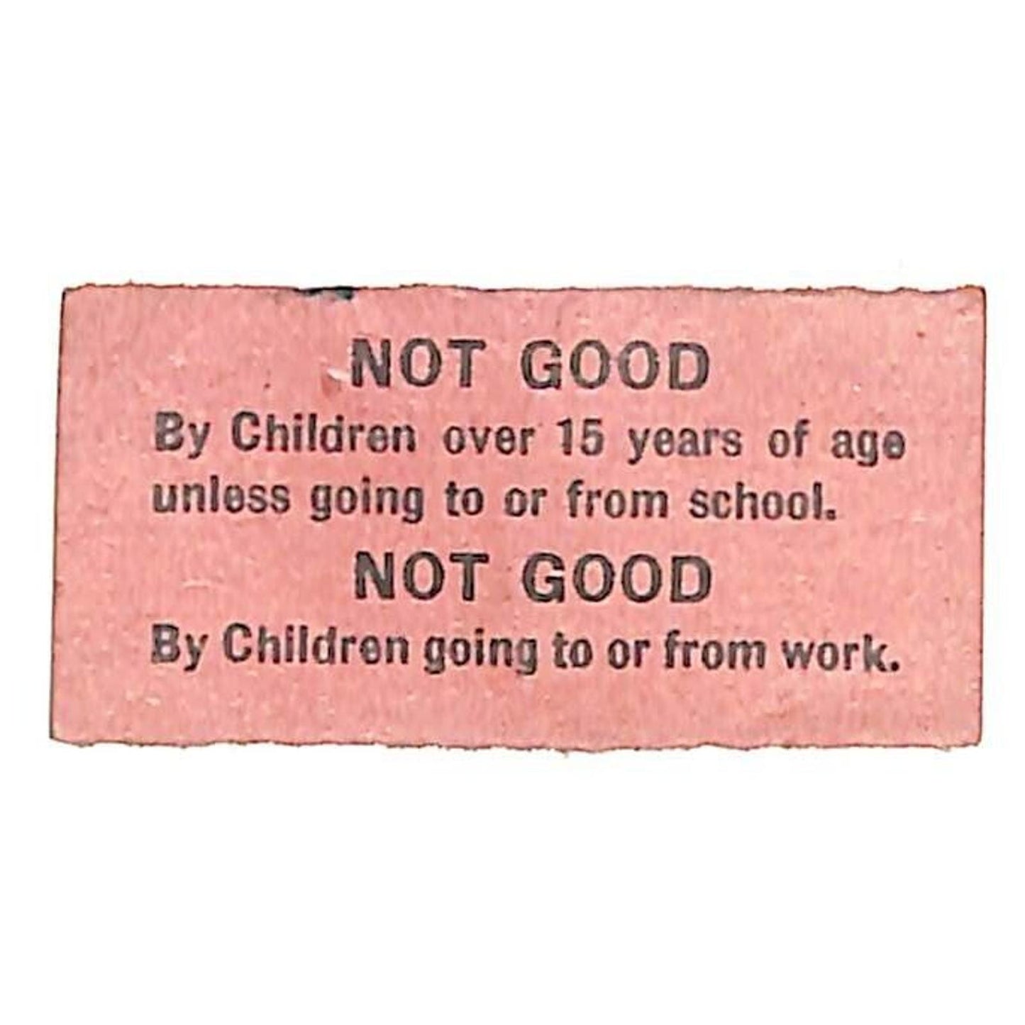 Fitchburg & Leominster Street Railway Railroad Ticket Pupil's #03797 Scarce