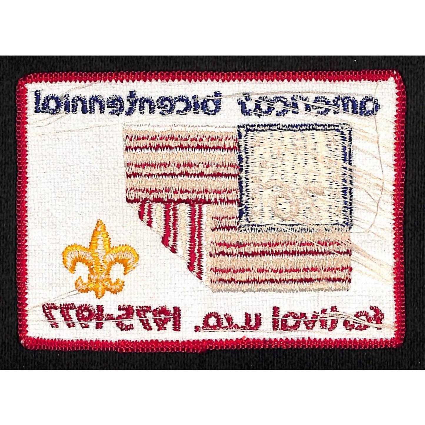 BSA Patch America's Bicentennial Flag Festival U.S.A. 1975-77 Boy Scouts NOS