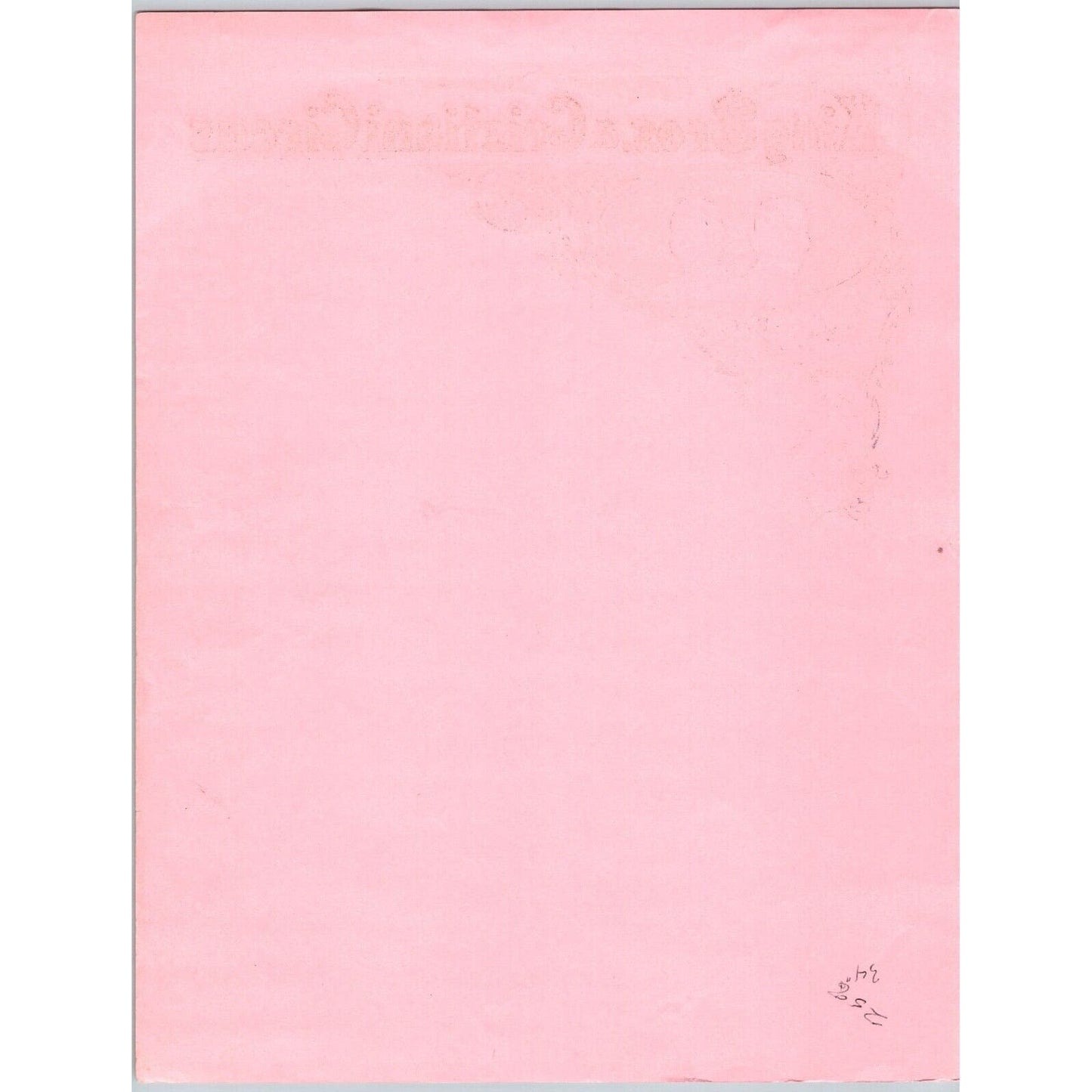 King Bros. & Cristiani Circus Letterhead Cincinnati w/ Gold Color Ink c1952