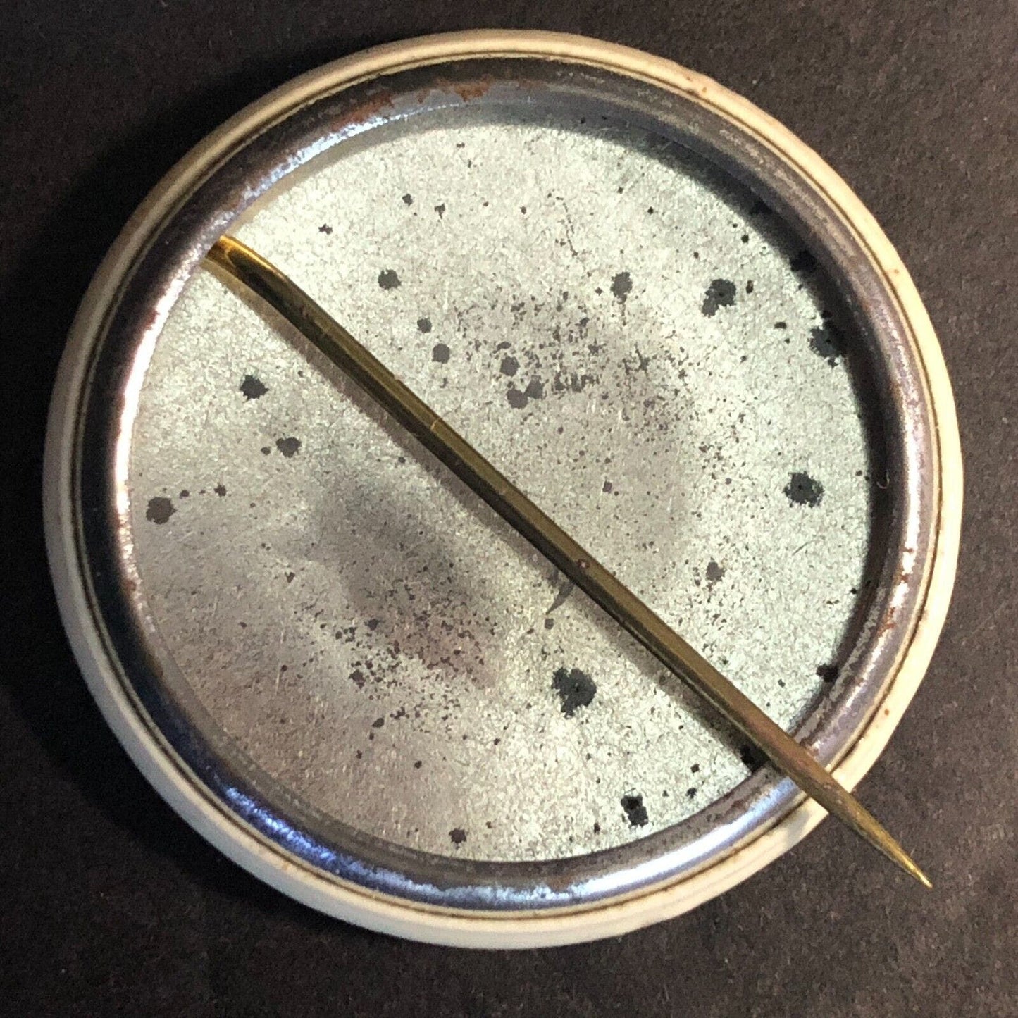 Pit Stop Restaurant Ledgewood Circle NJ ? Vintage Steel Pinback Button - c1960's