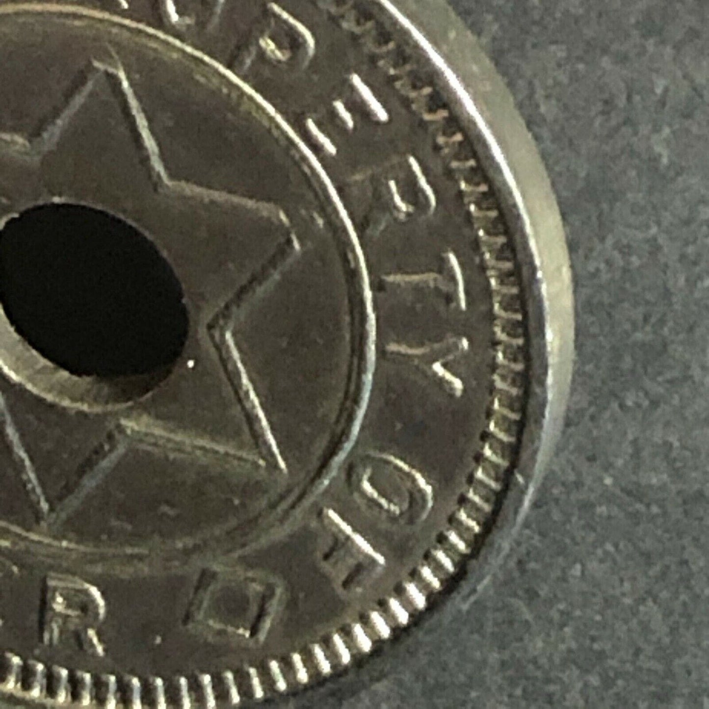 Vintage 21mm Plated Brass "O.K. Vender Loaned for Amusement" Donut Token