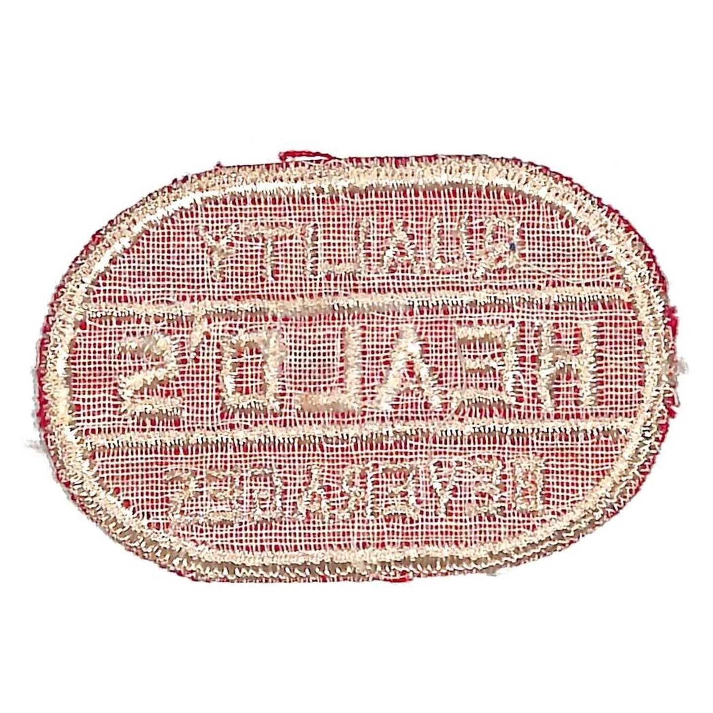 Heald's Beverages Embroidered Soda Patch c1940's VGC Scarce