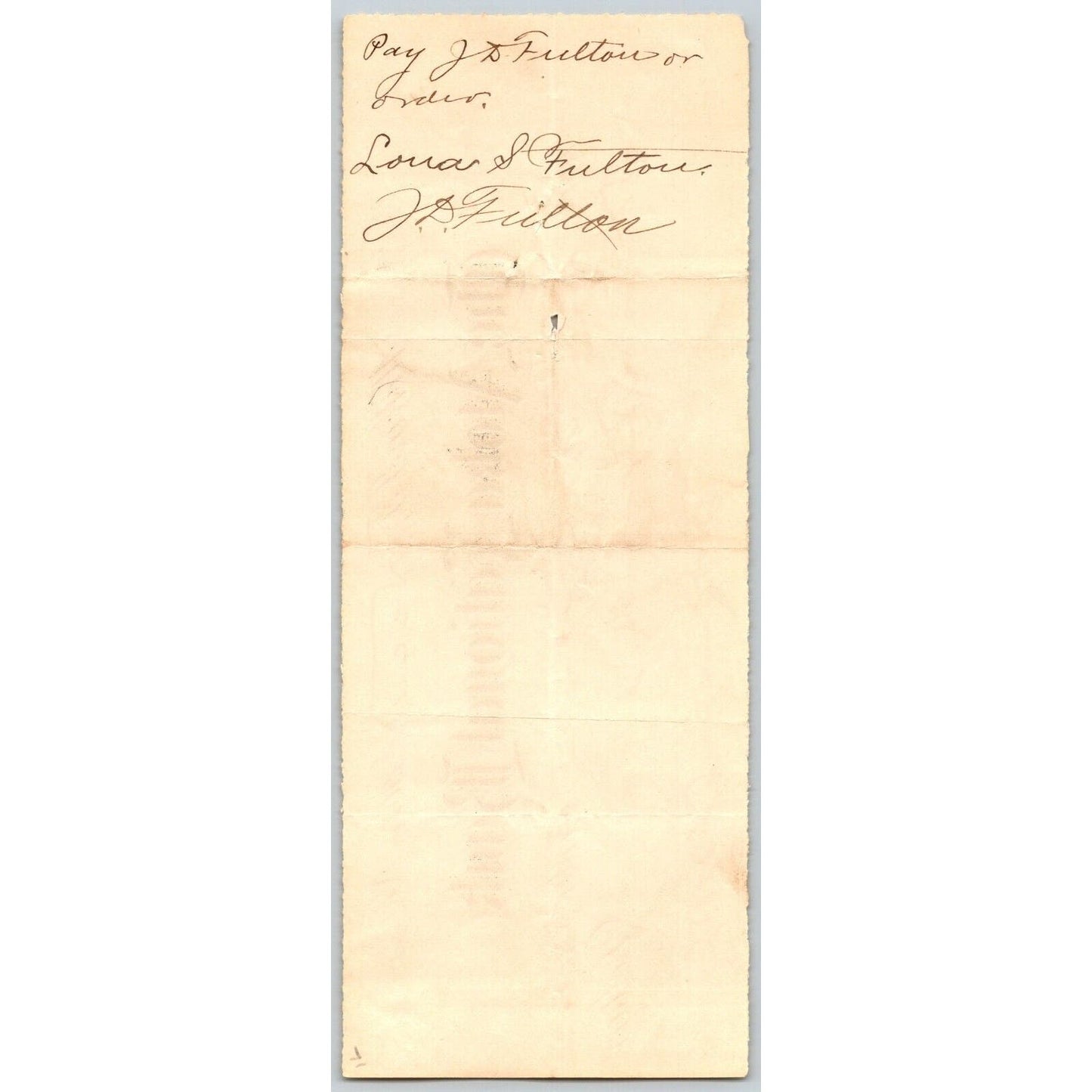 Atoka, OK 1904 Indian Territory "The Atoka National Bank" Check $3000 - Scarce