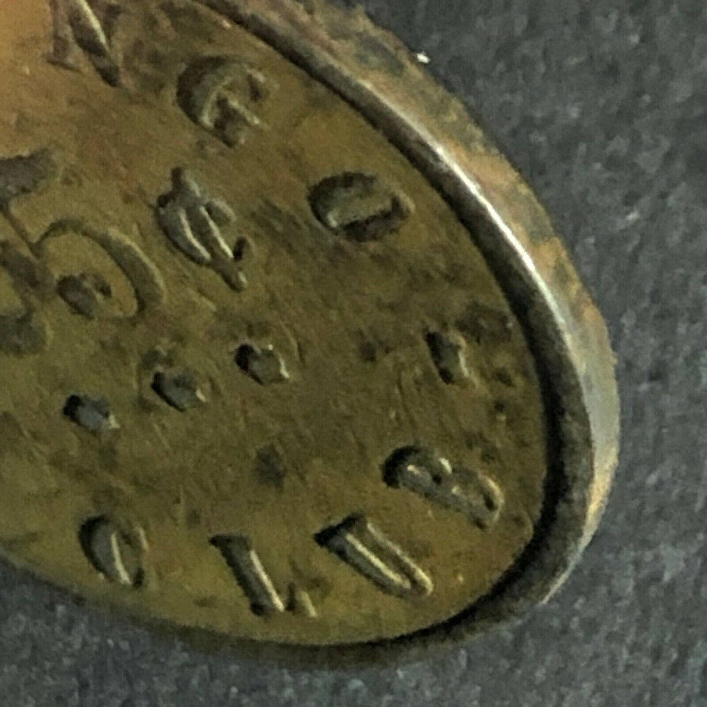 Flamingo Club Naples Military Brass Token 25c 24mm c1966-69 Scarce