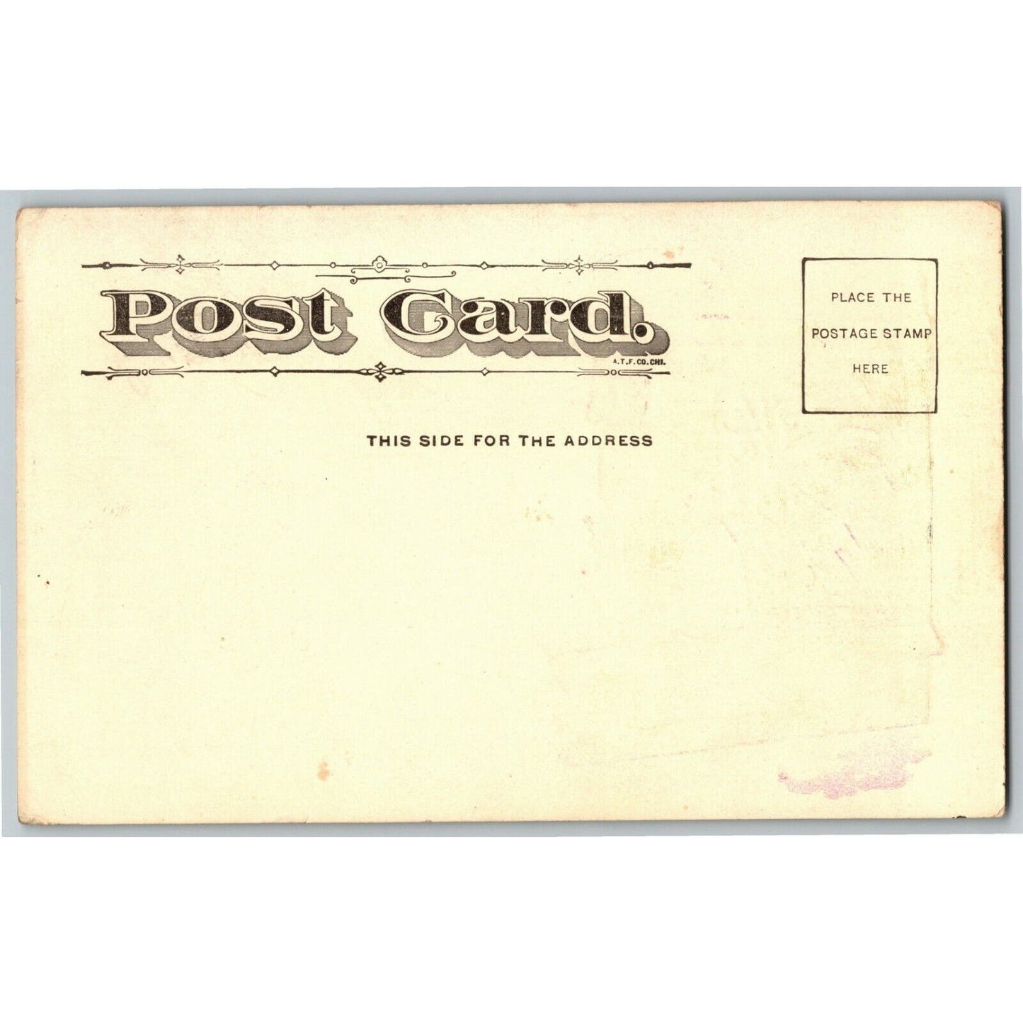 "I Stopped On the Way Home.." c1905 Undivided Comic Butcher Humor Postcard