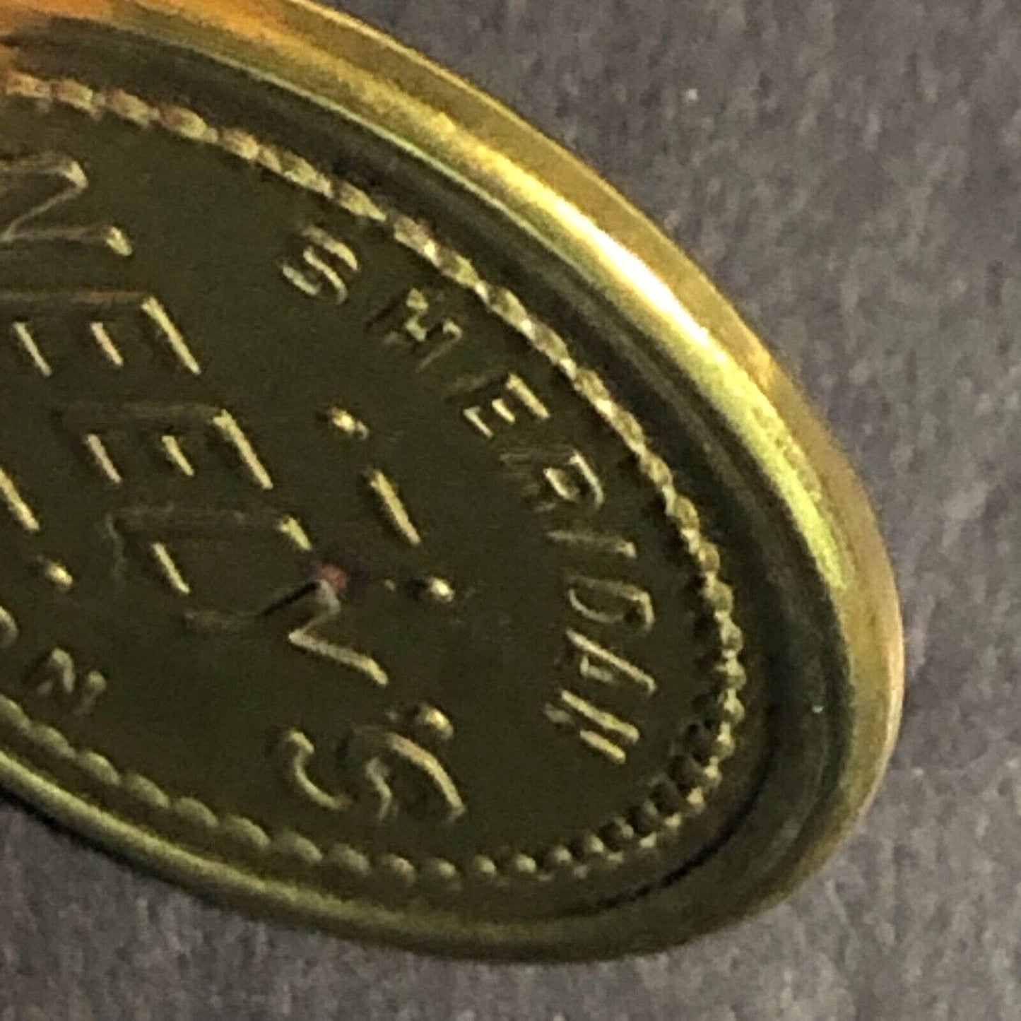 Neely's Sheridan Oregon Brass G/F 5c Trade Token - 22mm