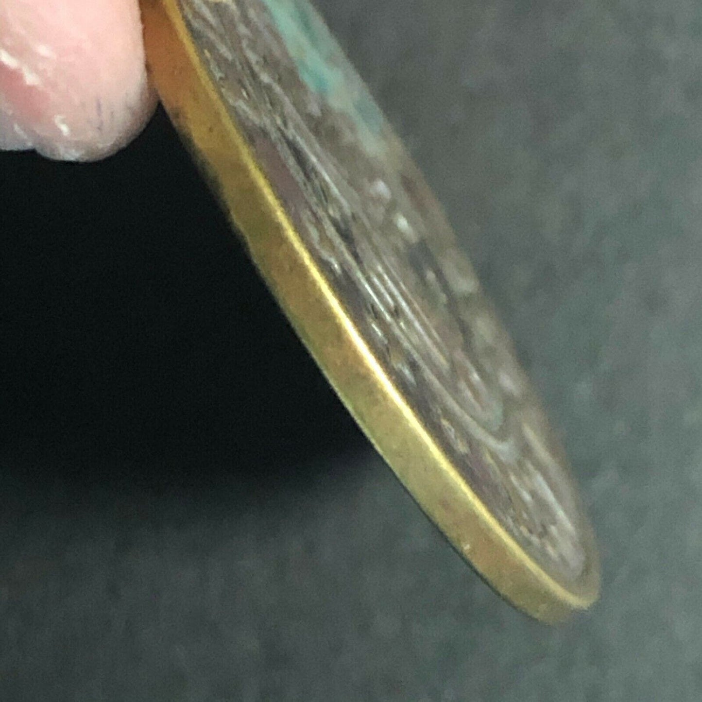 29mm Brass "South of the Border" South Carolina Good Luck Token Fauver Coll.