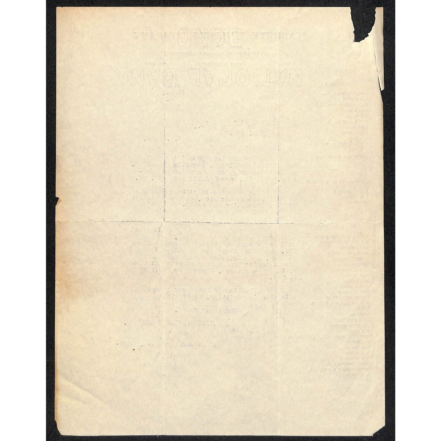 Stability Building Company Los Angeles - 1916 Letterheads (2)