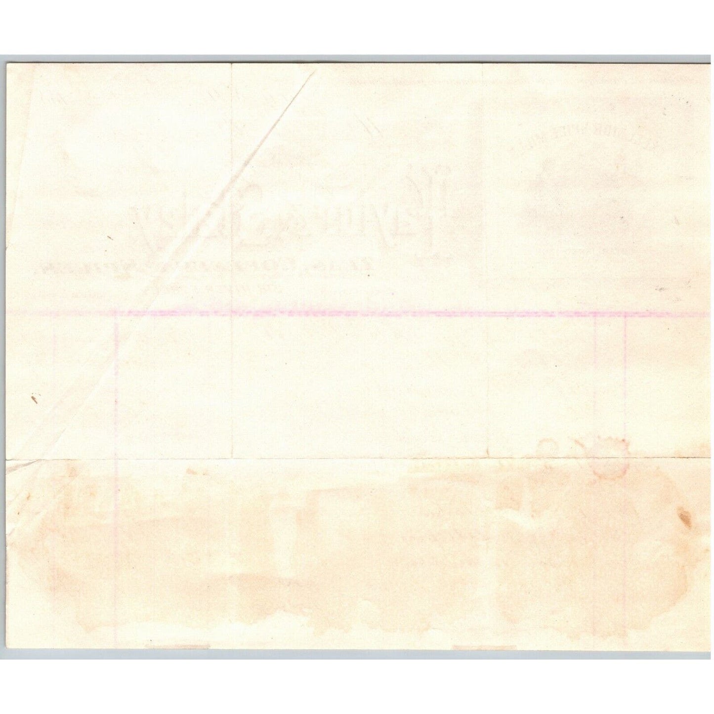 Troy, NY Letterhead Taylor & Staley "Teas Coffees & Spices" Excelsior 1885