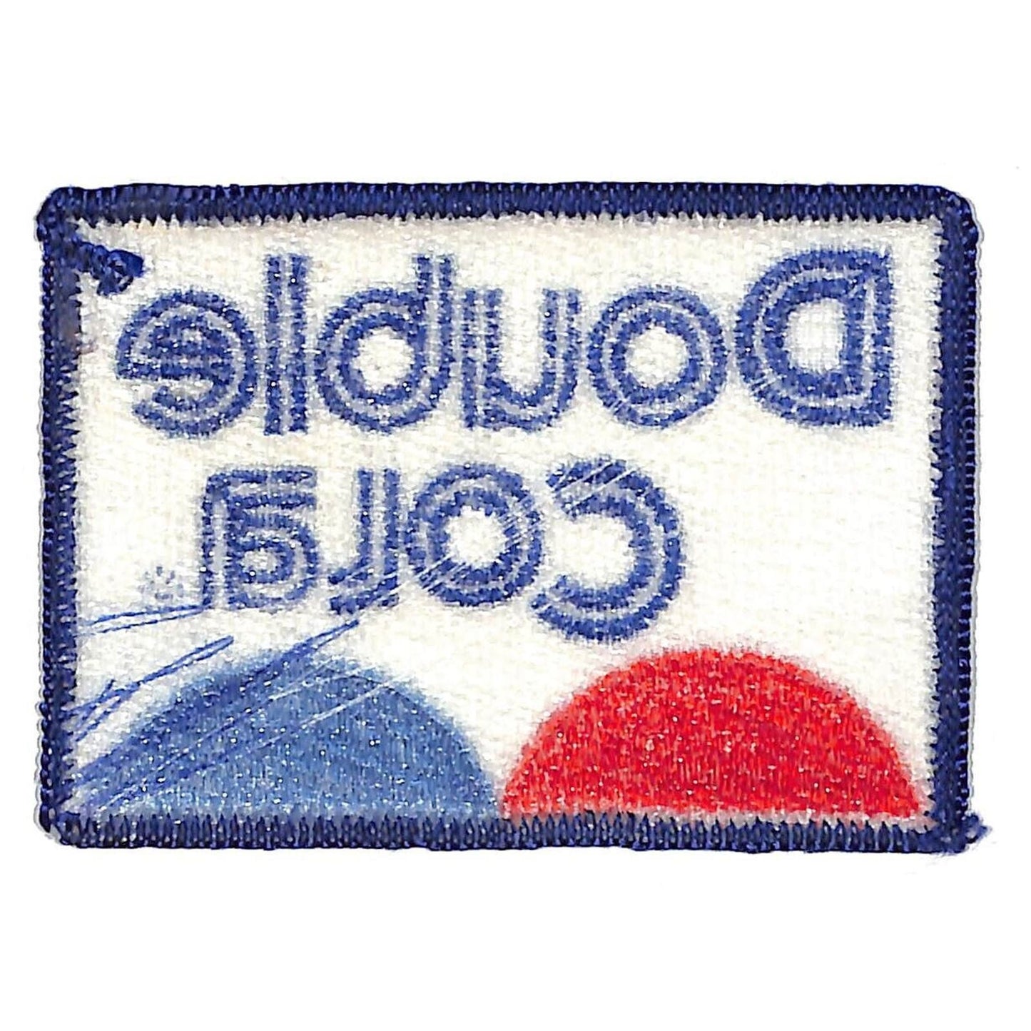 Double Cola Embroidered Soda Patch c1970's VGC