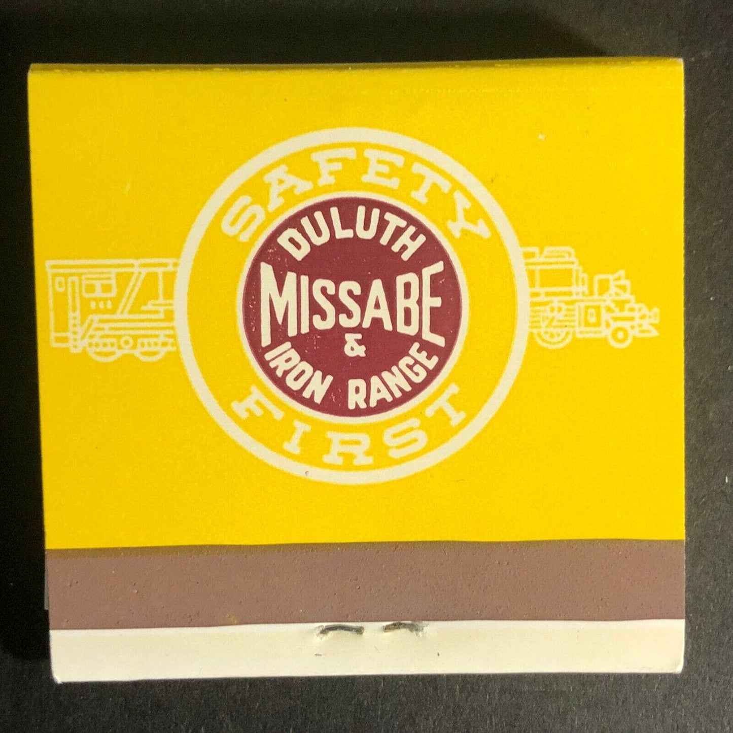 Vintage NOS Duluth Missabe Iron Range RR Full Matchbook c1970's