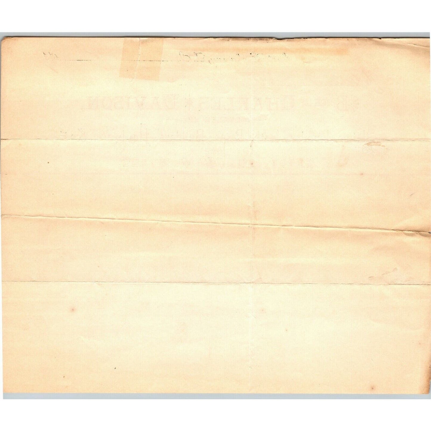 East Rockaway LI NY Billhead Letterhead 1889 Charles Davidson Lime Lumber Lath