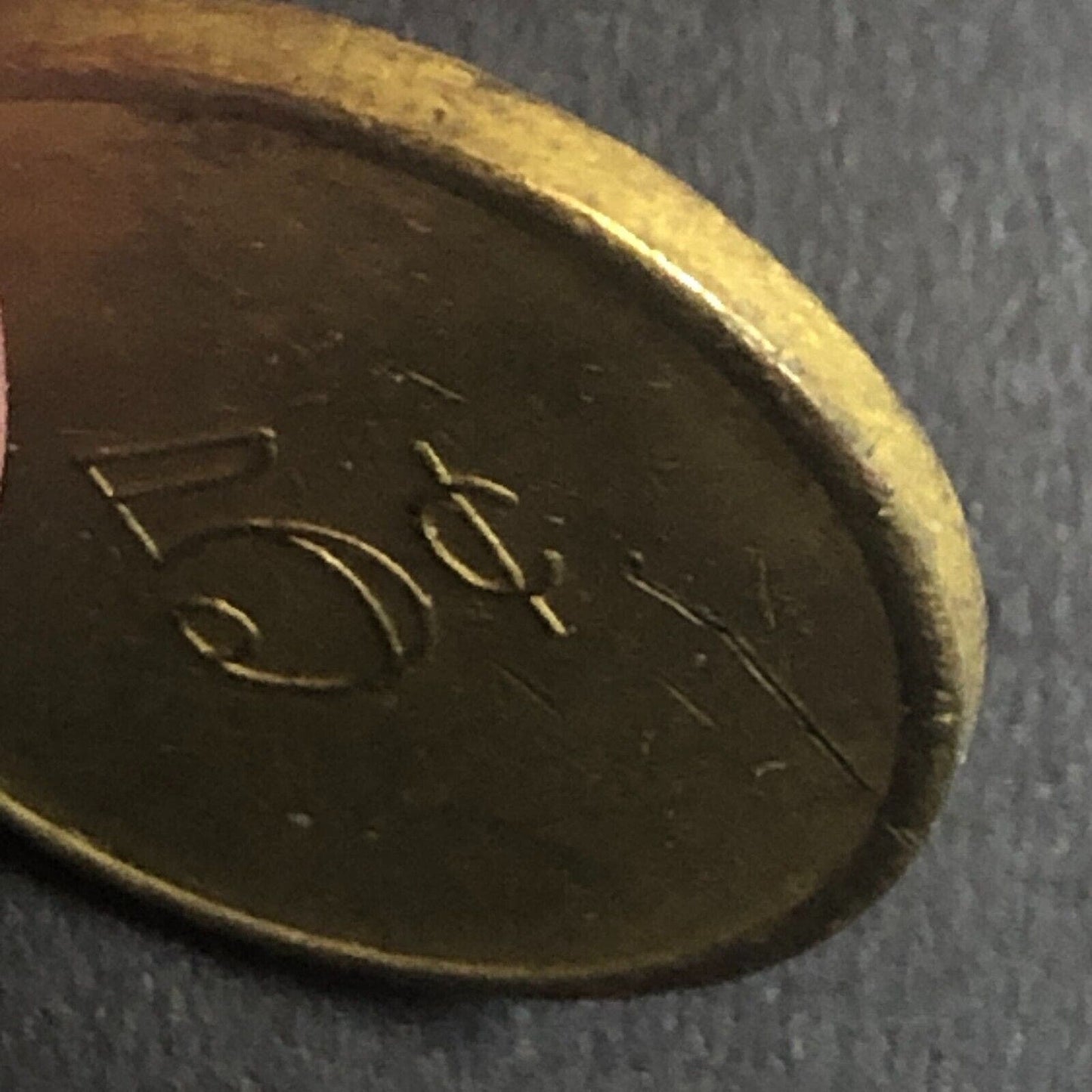 Vietnam ?* Trade Token Military 5c Cents Brass 21mm