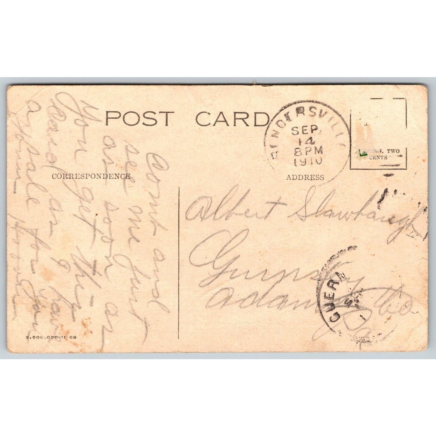Case Threshing Machine Co. Steel Separator Advertising Postcard PM 1910