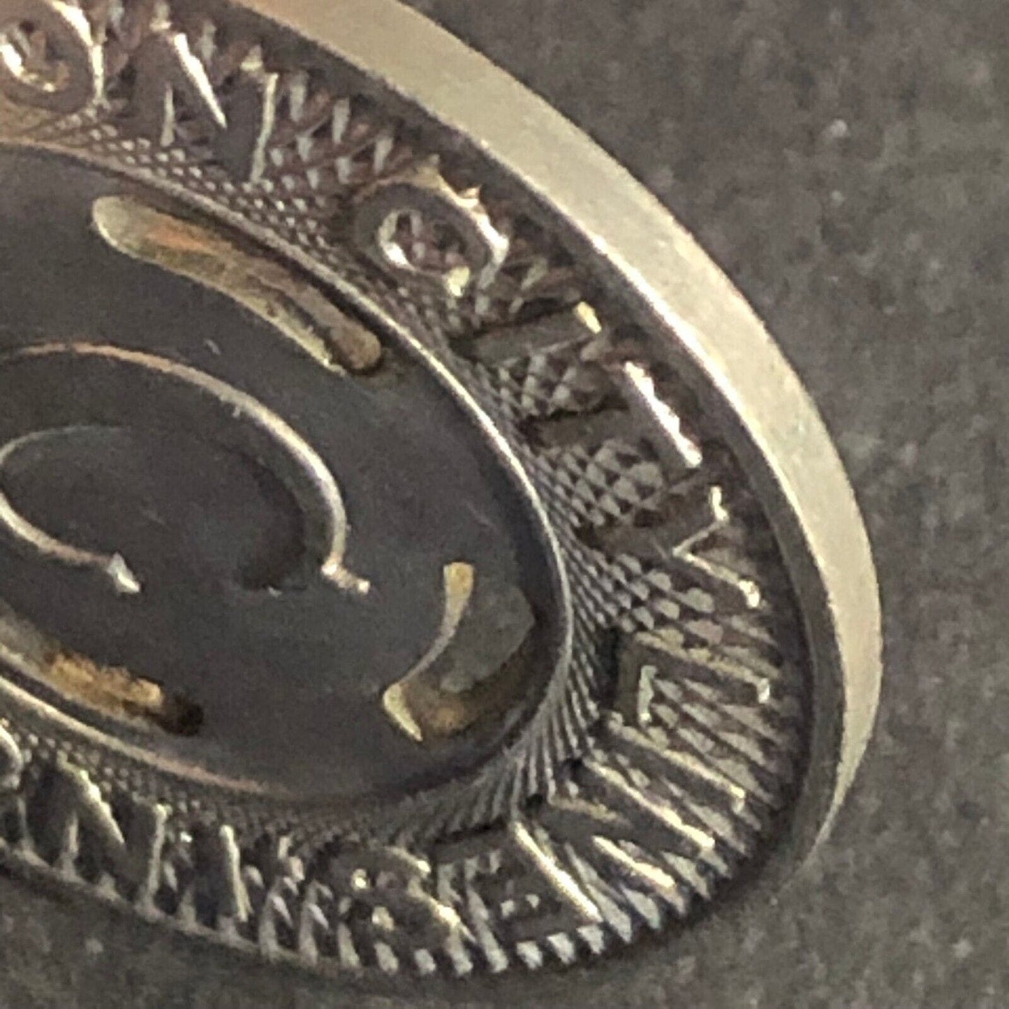 Canton City Lines Inc. "C" G/F One Fare Brass Transit Token 22.77mm