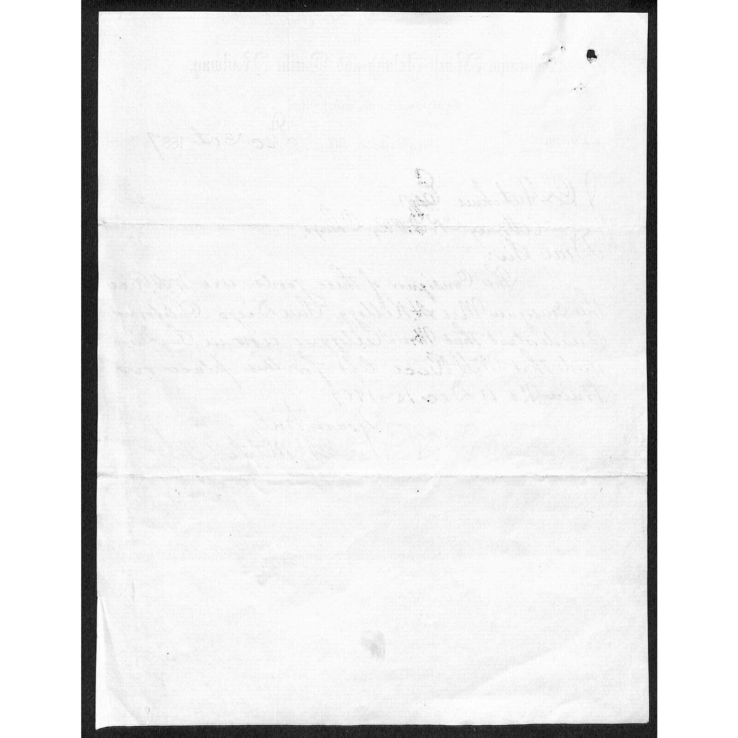 Chicago Rock Island & Pacific Railway 1887 Local Freight & Ticket Letterhead
