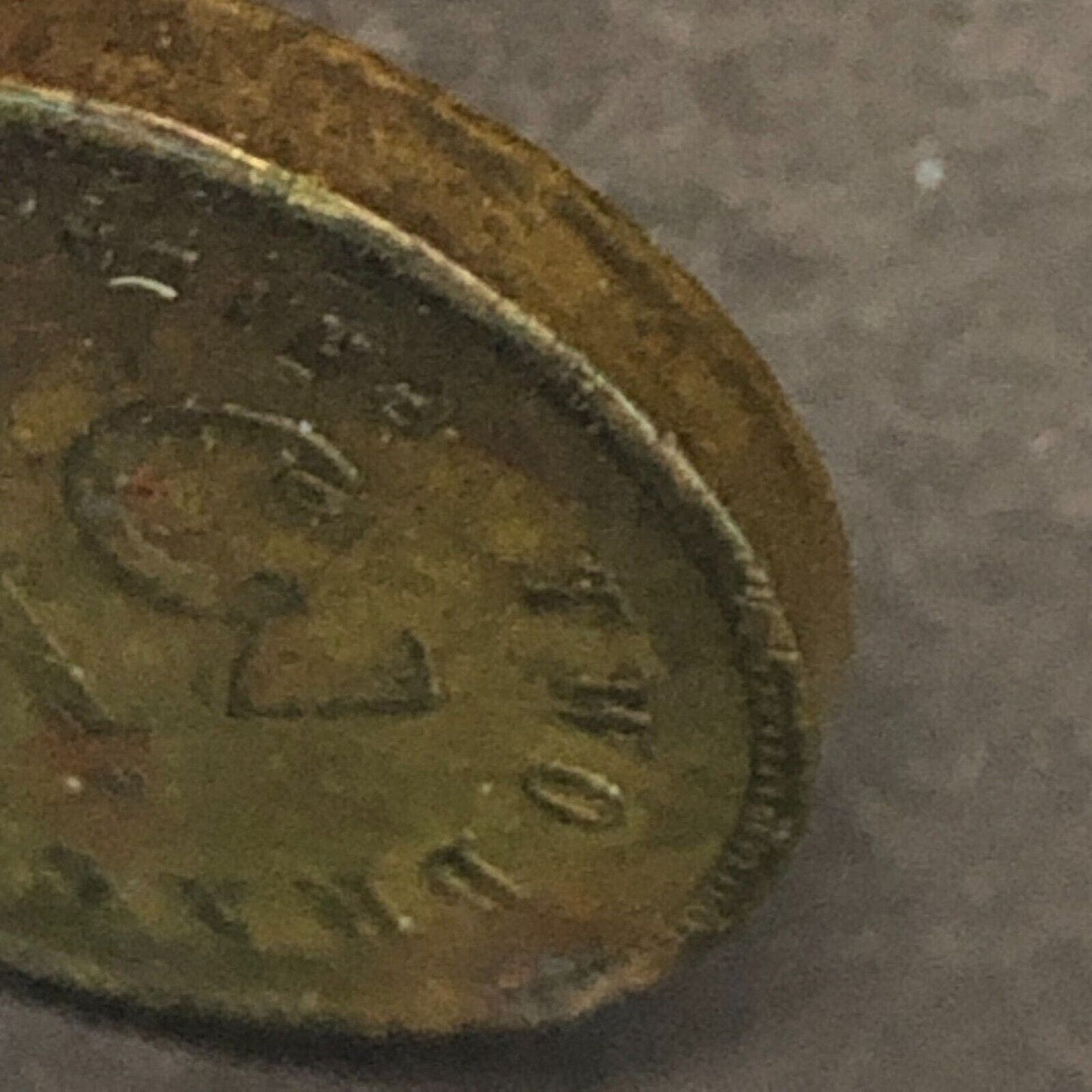 Apothecary Weight Two Drachms 3ii Phila. & N.Y. Token 22mm x 2.5mm