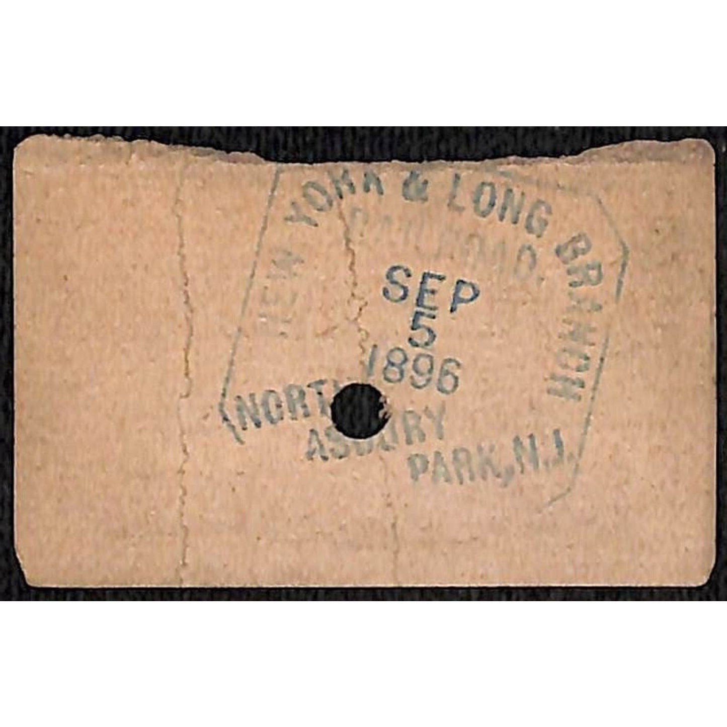 New York & Long Branch Railroad 1896 North Asbury Park to Philadelphia #88