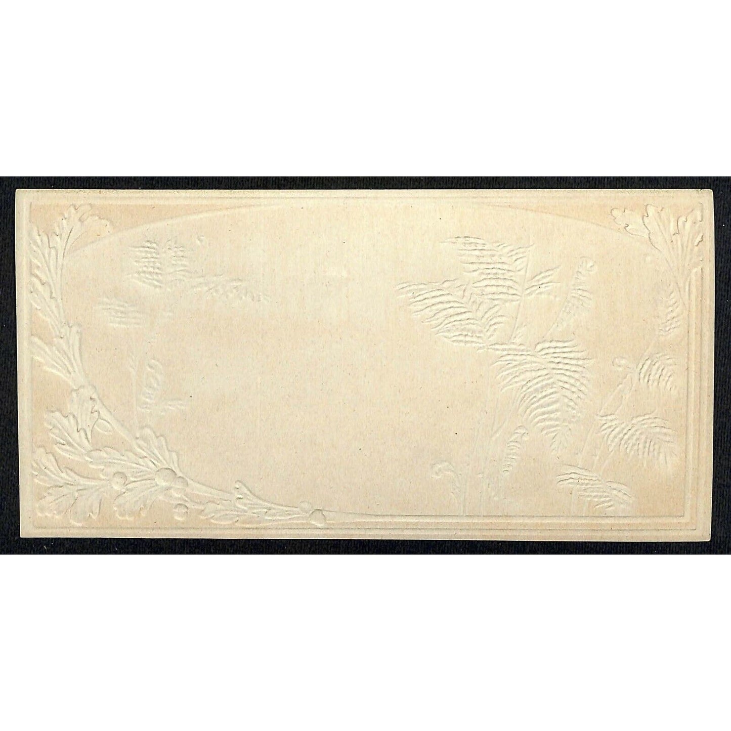 French c1910 Original Soap Label Savon Extra Fin Fougères D'automne Forest Scene